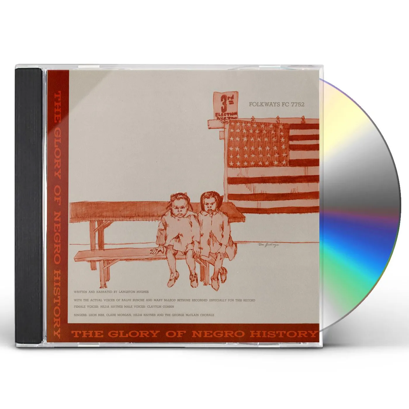 Langston Hughes THE GLORY OF NEGRO HISTORY CD