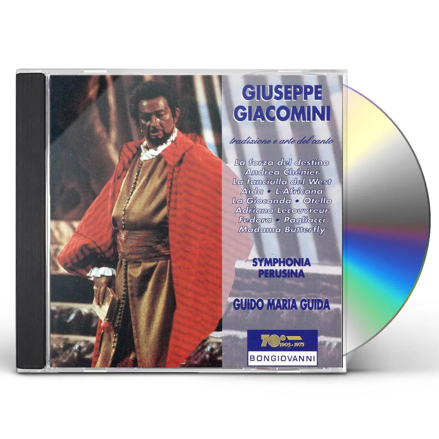 Giuseppe Giacomini ARIAS: ANDREA CHENIER, AIDA, GIACONDA, ETC CD