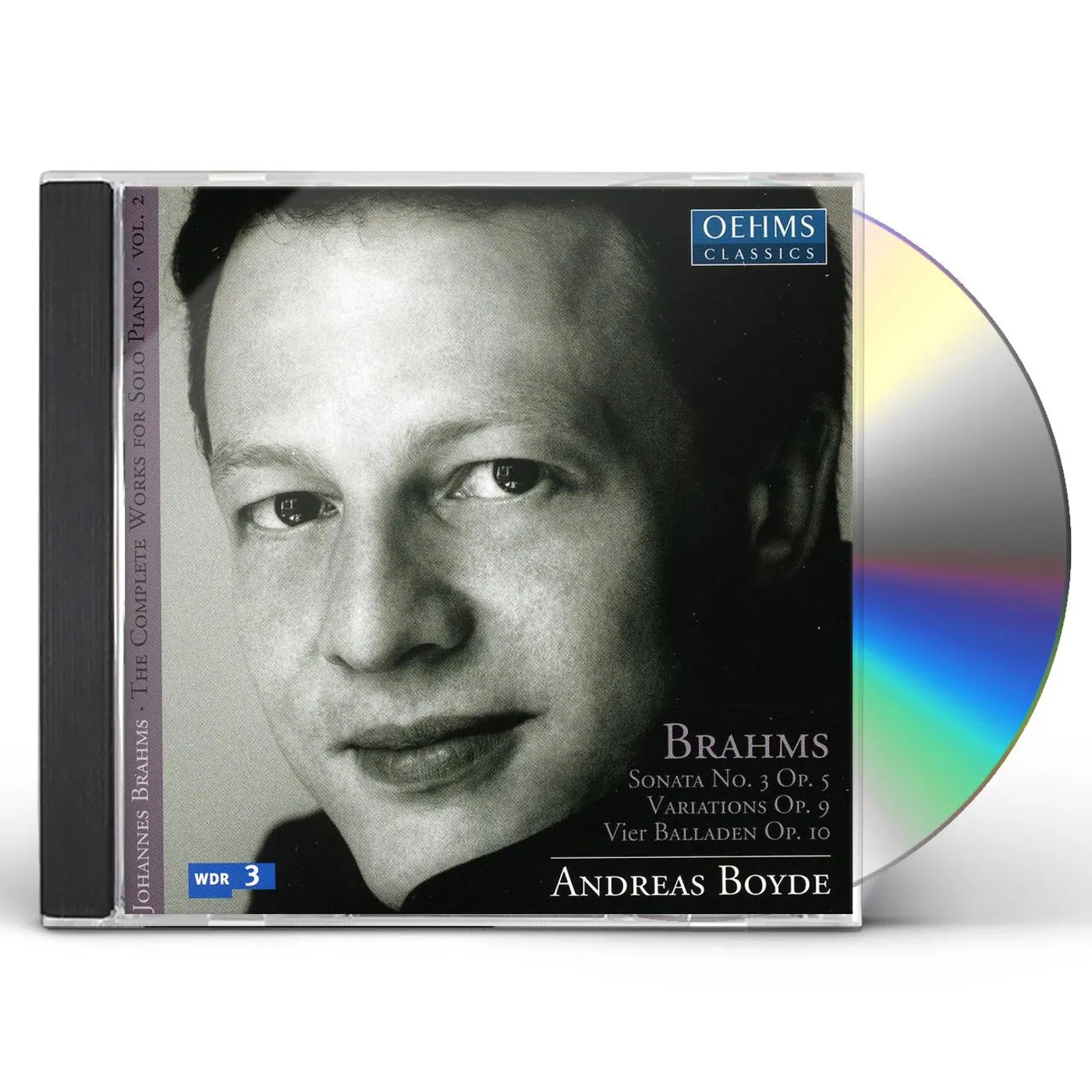 Johannes Brahms COMPLETE WORKS FOR SOLO PIANO CD