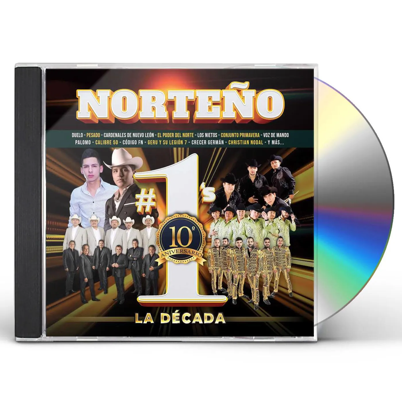 Various Artists  NORTENO #1'S LA DECADA CD