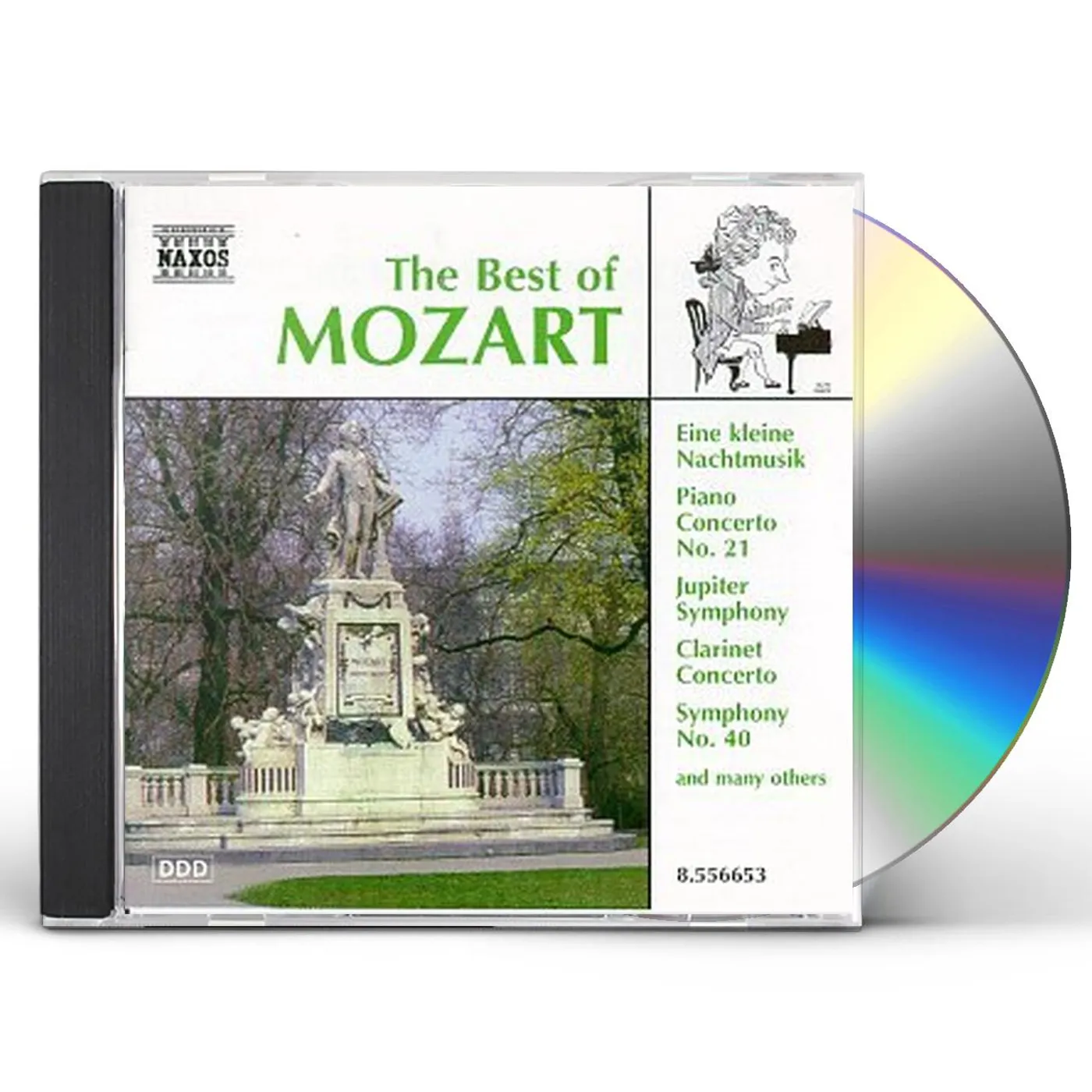 Wolfgang Amadeus Mozart BEST OF CD
