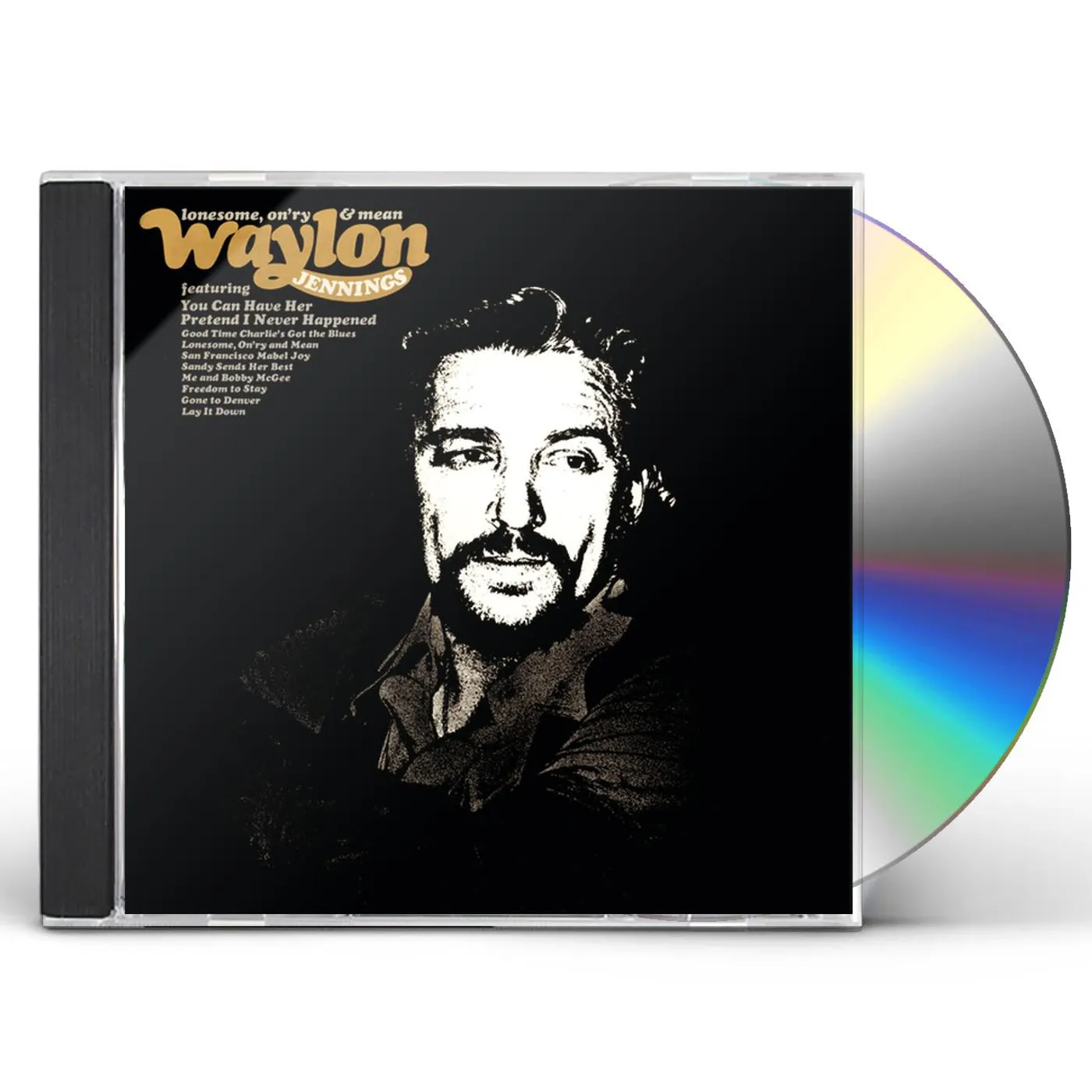 Waylon Jennings LONESOME ON'RY & MEAN CD