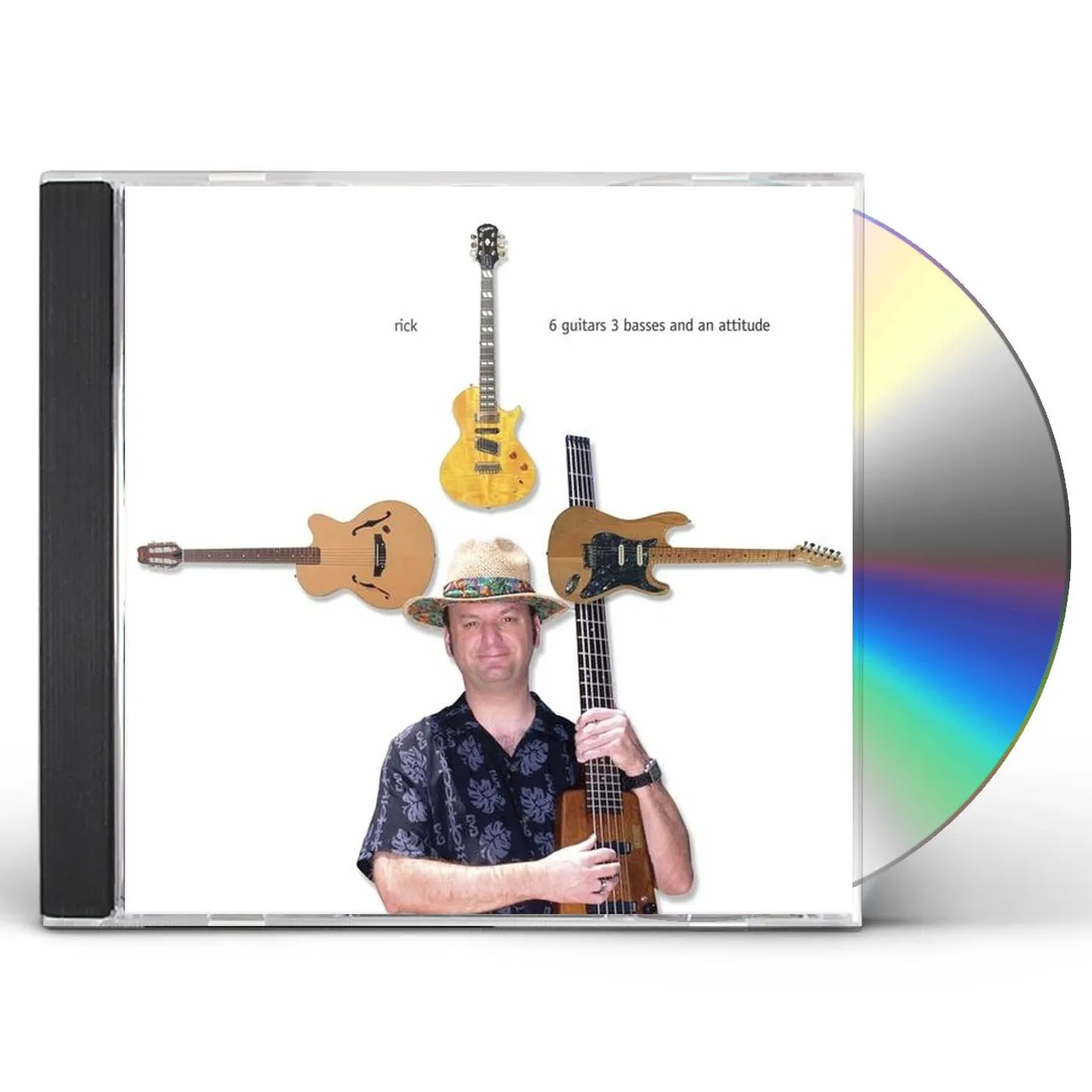 Rick 6 GUITARS 3 BASSES & AN ATTITUDE CD