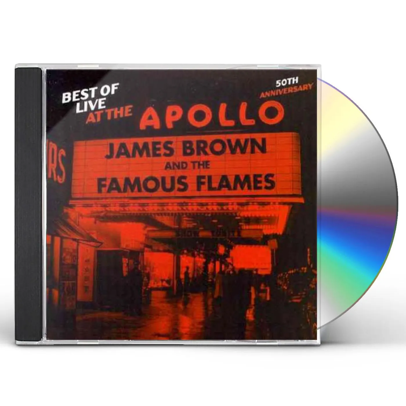 James Brown BEST OF LIVE AT THE APOLLO: 50TH ANNIVERSARY CD
