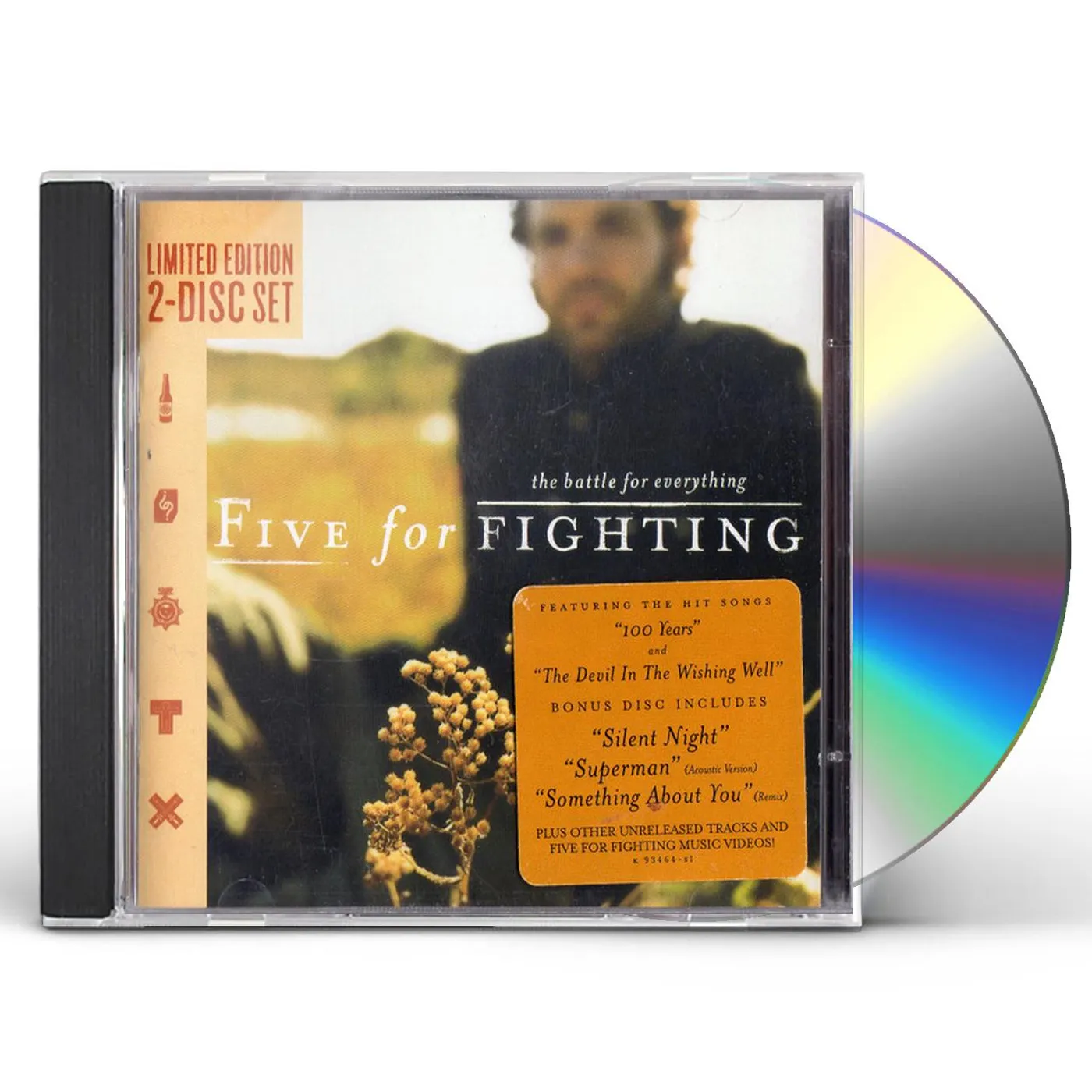 Five For Fighting BATTLE FOR EVERYTHING (BONUS CD)  (EXP) CD - Limited Edition