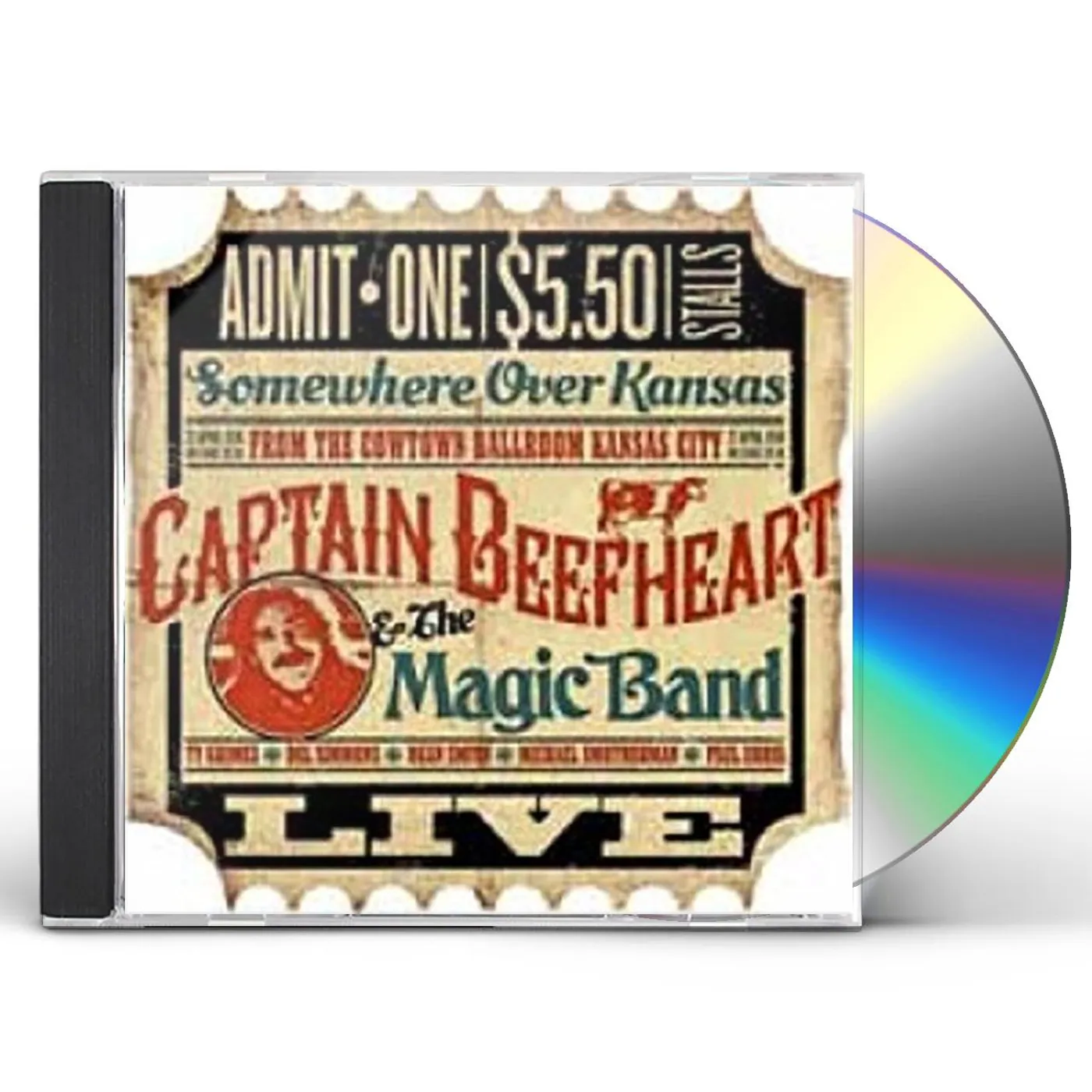 Captain Beefheart & His Magic Band LIVE IN COWTOWN KANSAS CITY 22ND APRIL 1974 CD