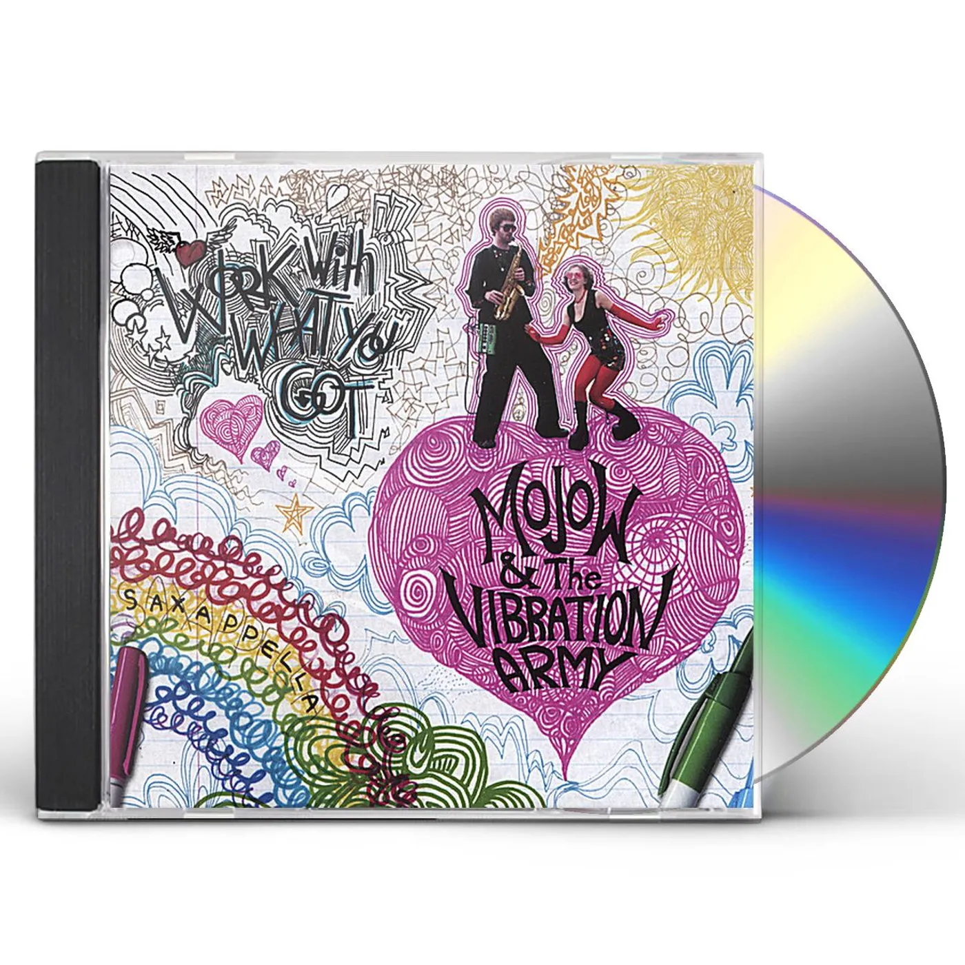 Mojow & The Vibration Army WORK WITH WHAT YOU GOT CD