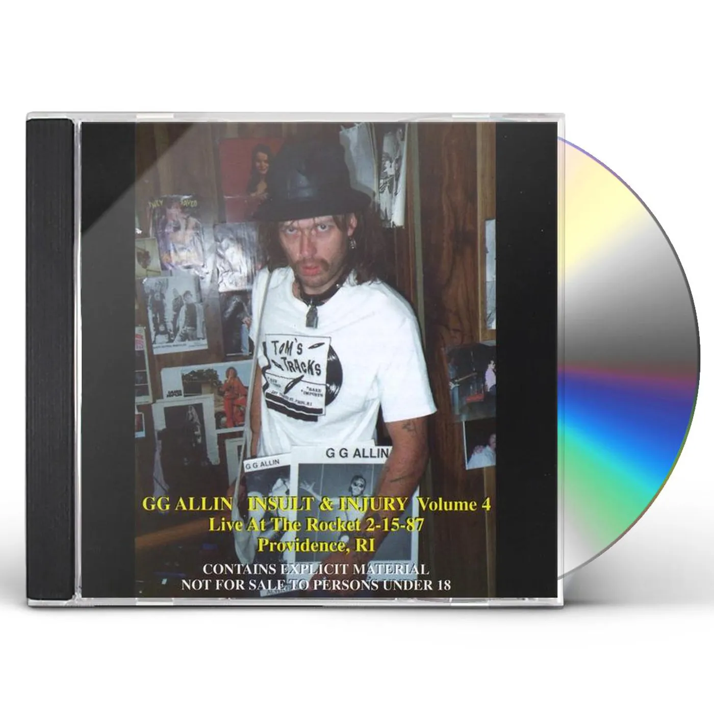 GG Allin INSULT & INJURY 4 CD