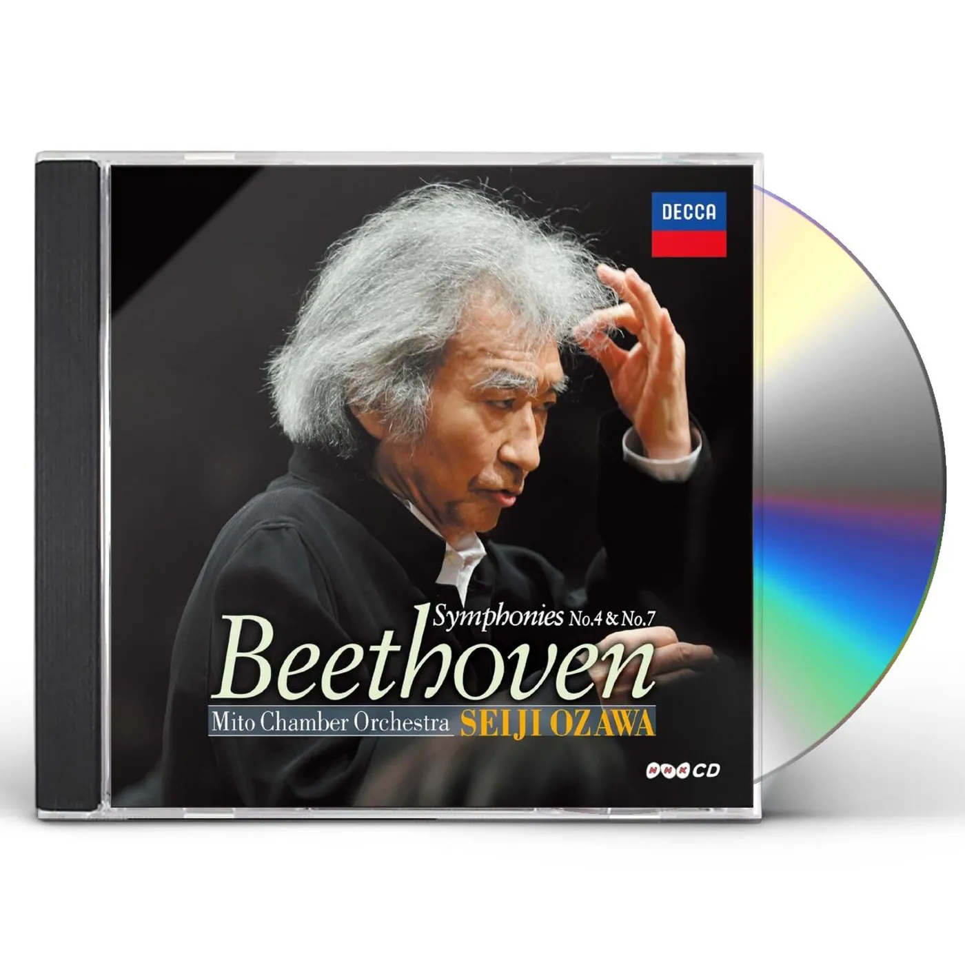 Seiji Ozawa BEETHOVEN: SYMPHONIES NO.4 & N CD