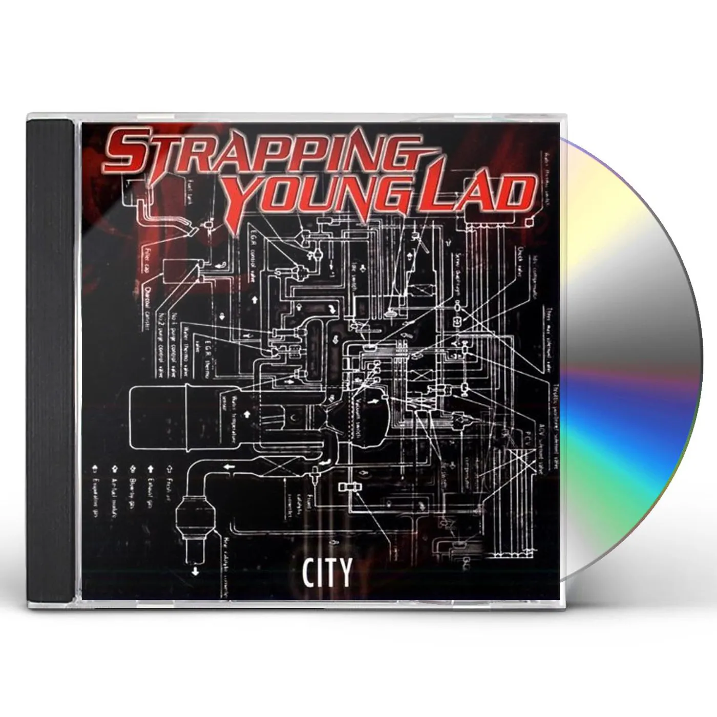 Strapping Young Lad CITY (RE-ISSUE + BONUS) CD