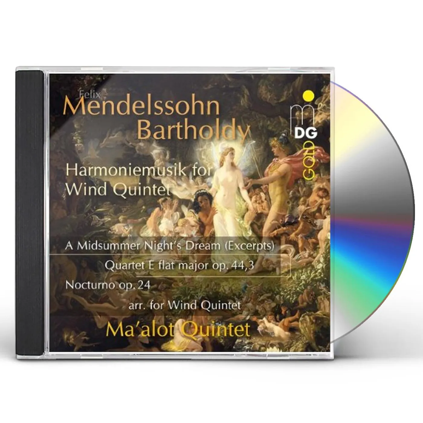 Mendelssohn MIDSUMMER NIGHTS DREAM QUINTET OP 44 3 CD