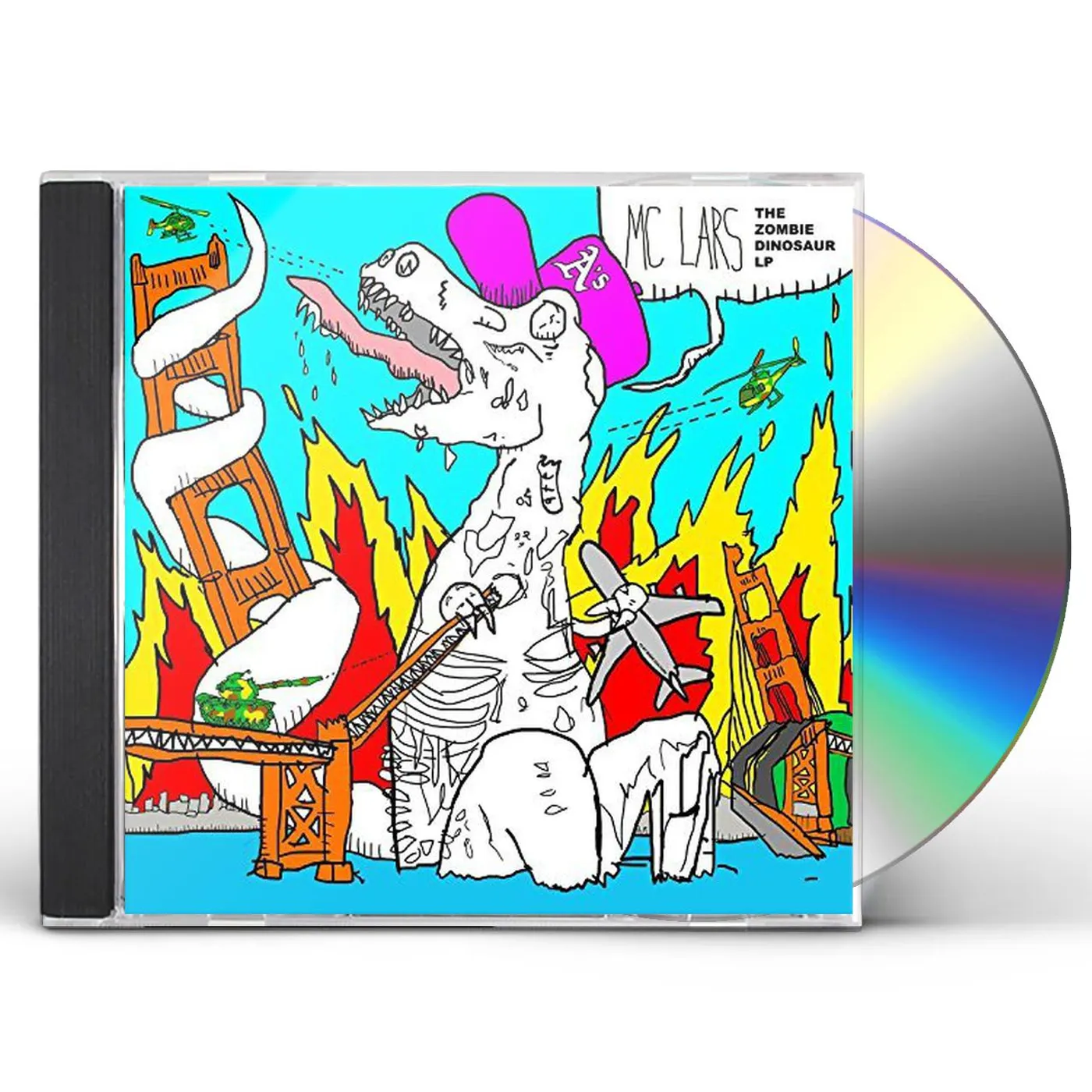 MC Lars ZOMBIE DINOSAUR LP CD