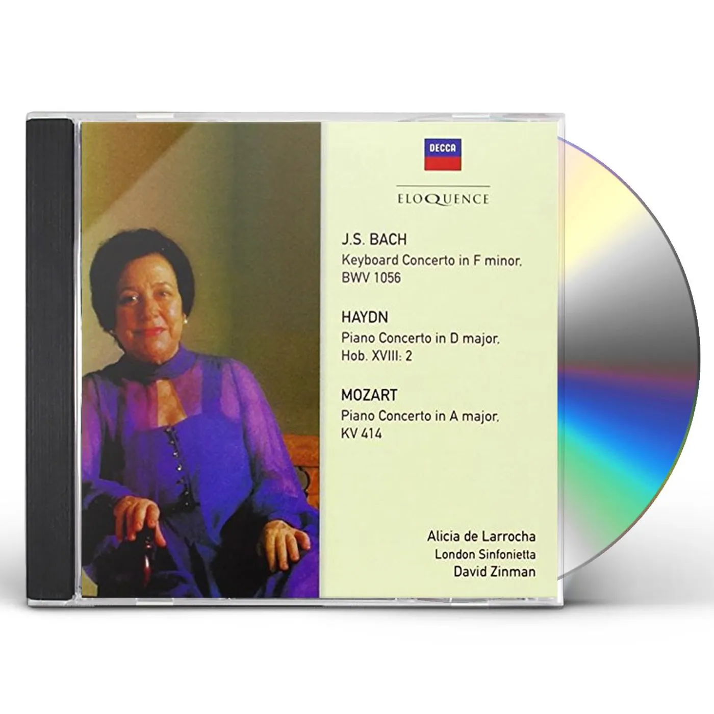 Alicia de Larrocha BACH MOZART HAYDN: CONCERTOS CD