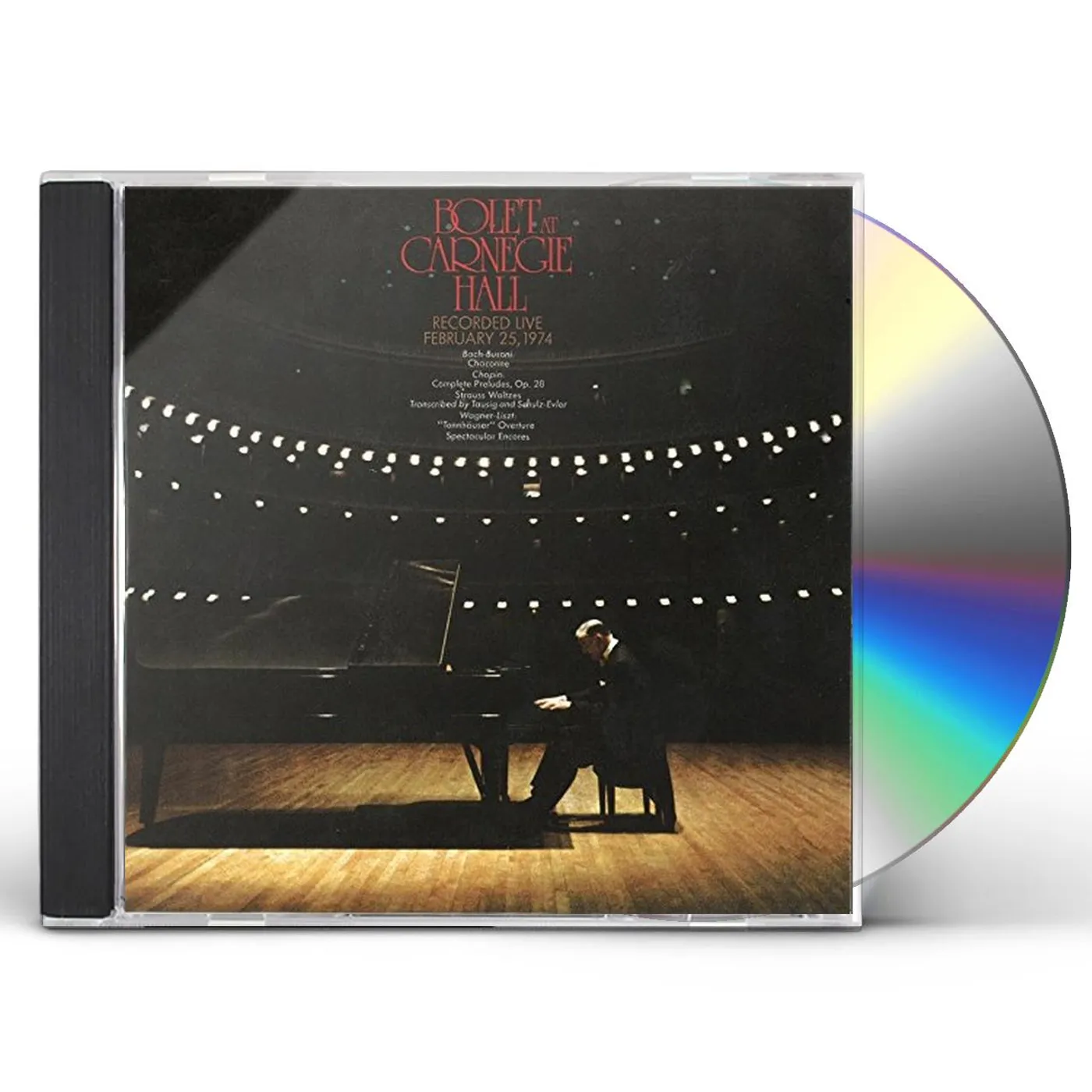JORGE BOLET AT CARNEGIE HALL 1974 CD