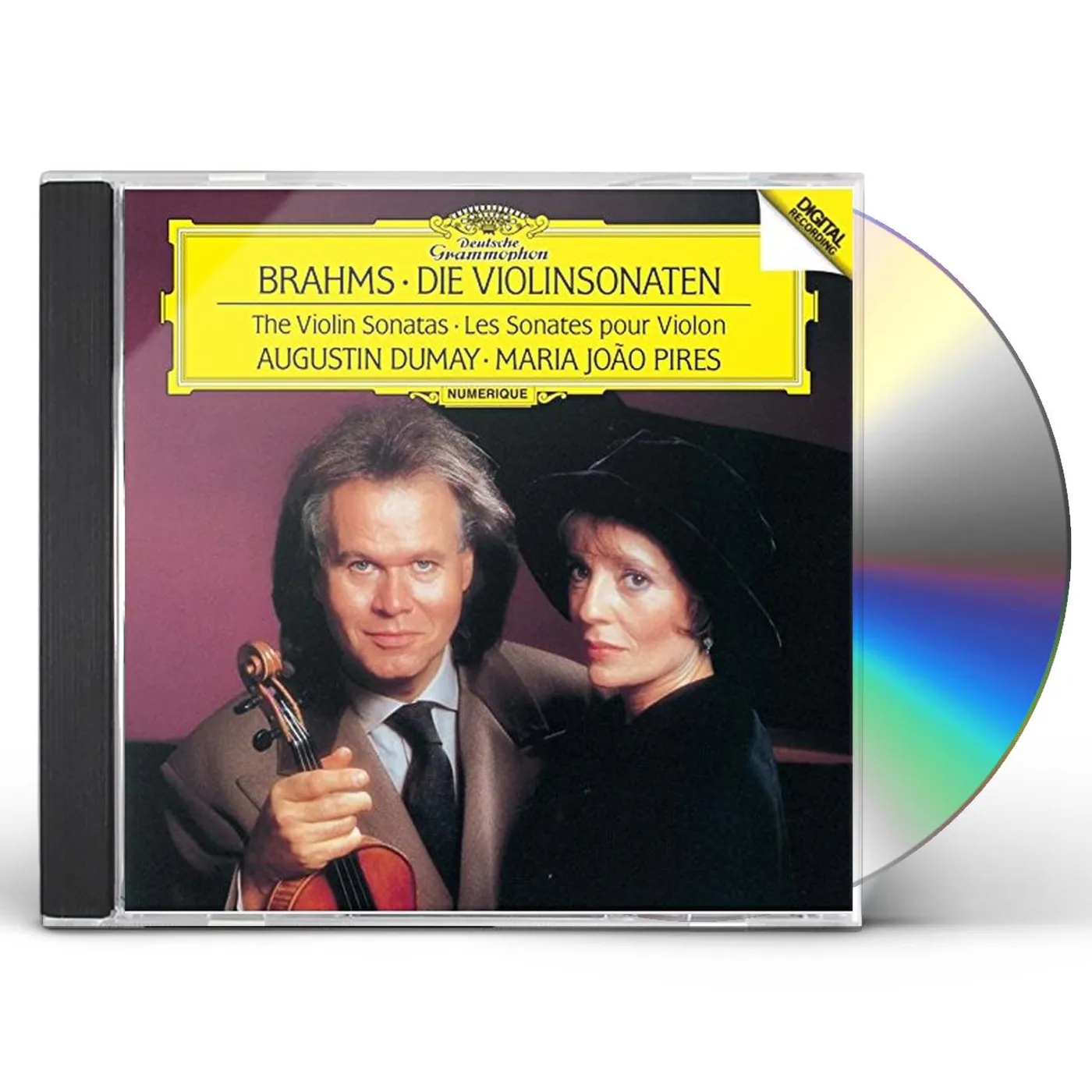 Augustin Dumay BRAHMS: VIOLIN SONATAS CD