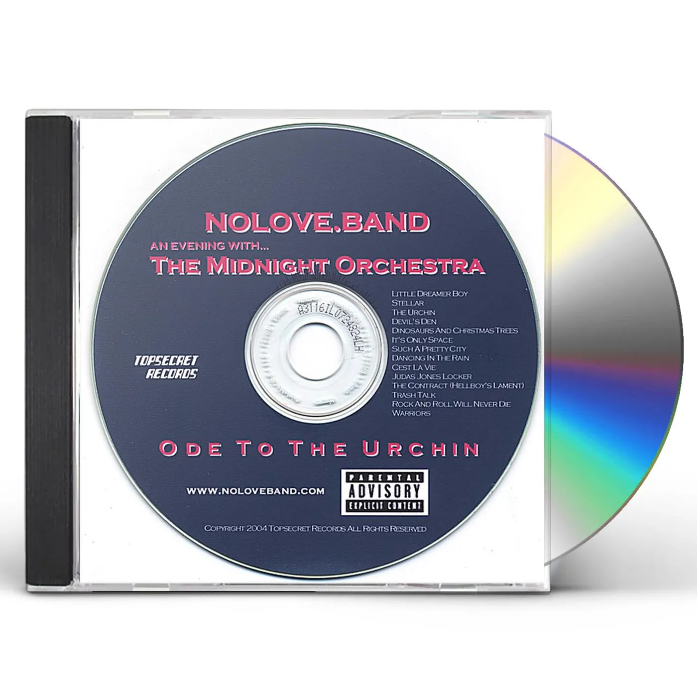 NoLove Band EVENING WITH THE MIDNIGHT ORCHESTRA ODE TO THE URC CD