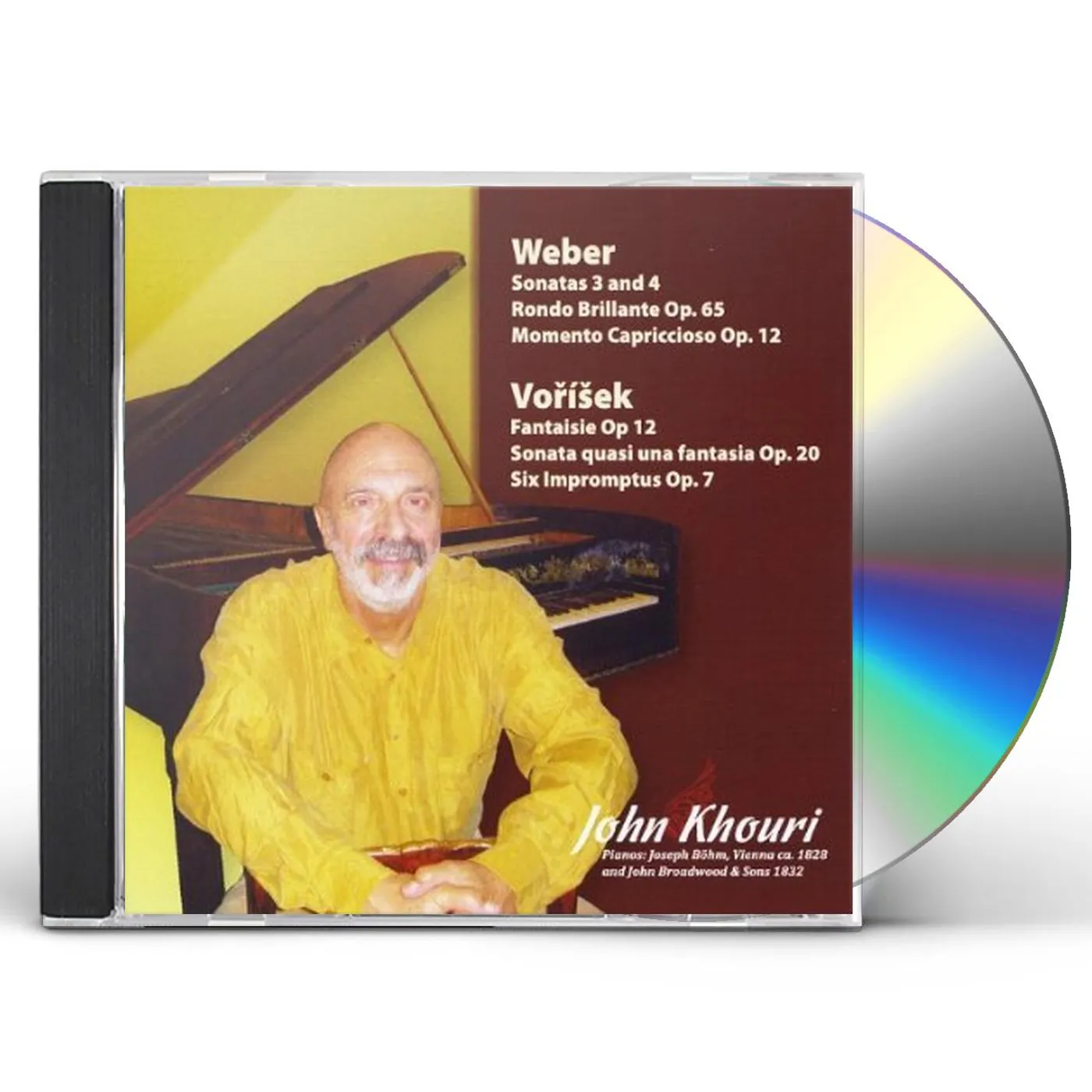John Khouri WEBER/VORISEK PIANO WORKS CD