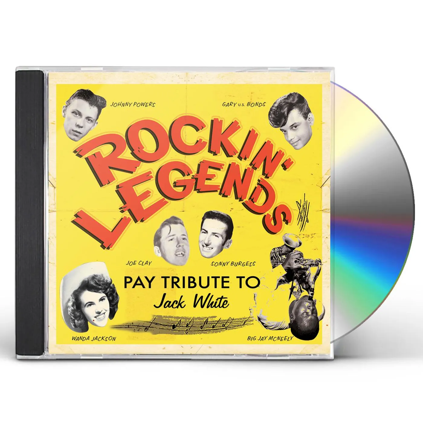 Various Artists  ROCKIN' LEGENDS PAY TRIBUTE TO JACK WHITE CD