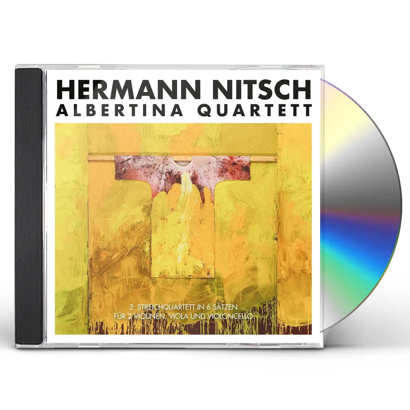 Hermann Nitsch Albertina Quartett: 2. Streichquartett In 6 Satzen Fur 2 Violinen, Viola Und Violoncello CD