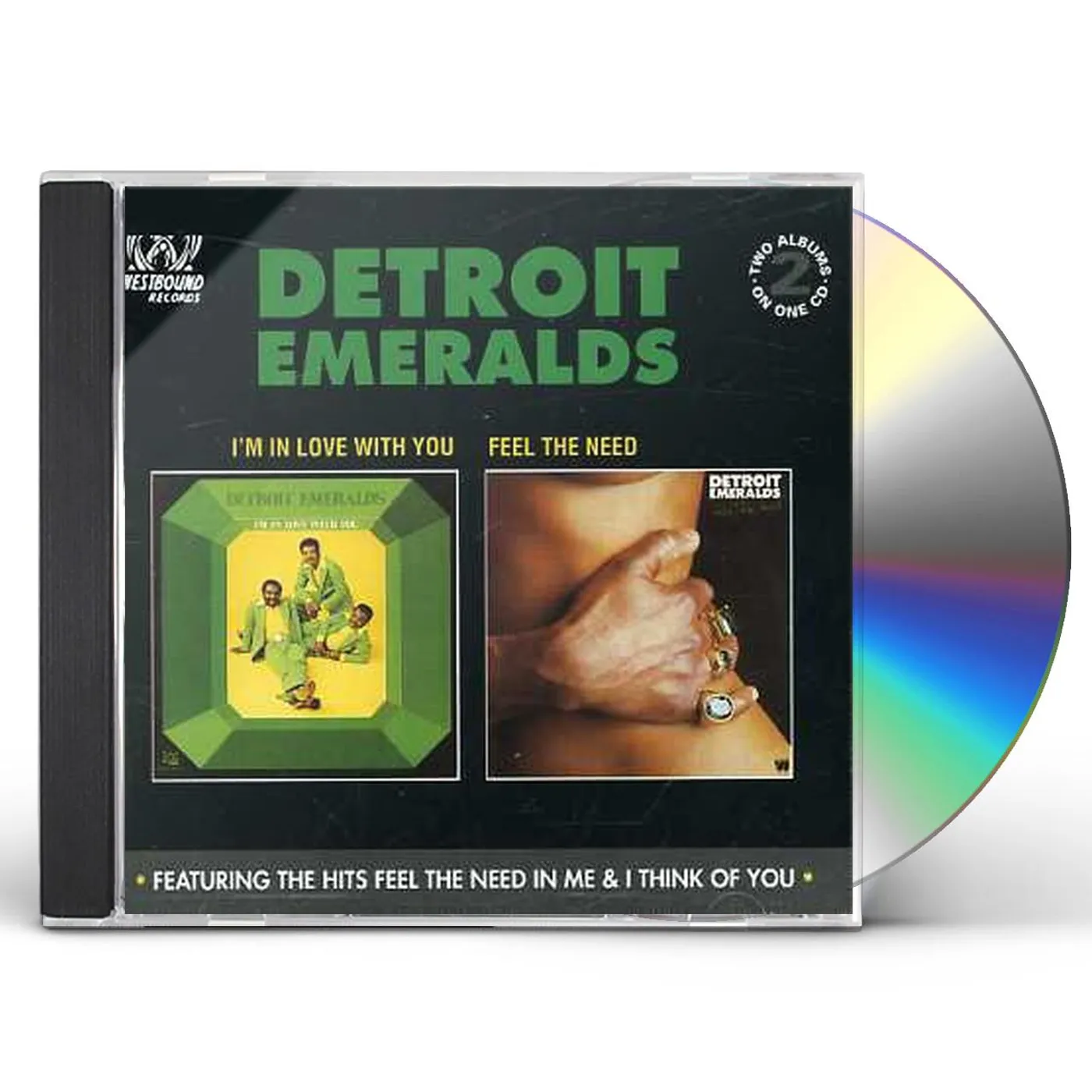 The Detroit Emeralds I'M IN LOVE WITH YOU/FEEL NEED IN ME CD