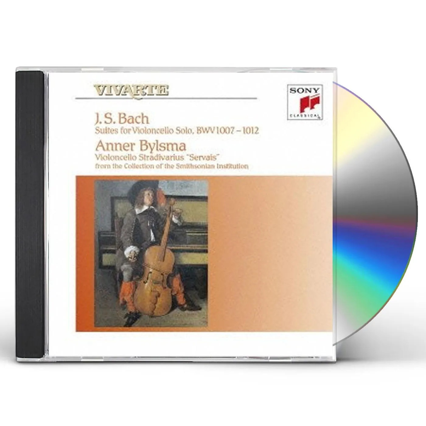 Anner Bylsma J. S. BACH: SUITES FOR VIOLONCELLO SOLO CD
