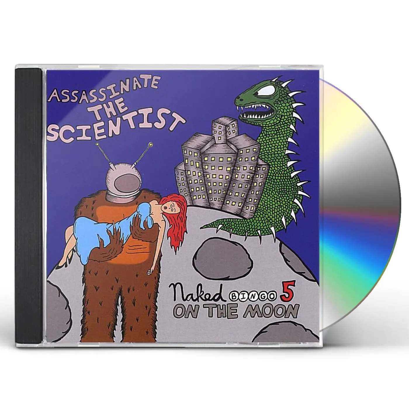 Assassinate The Scientist NAKED BINGO 5 ON THE MOON CD