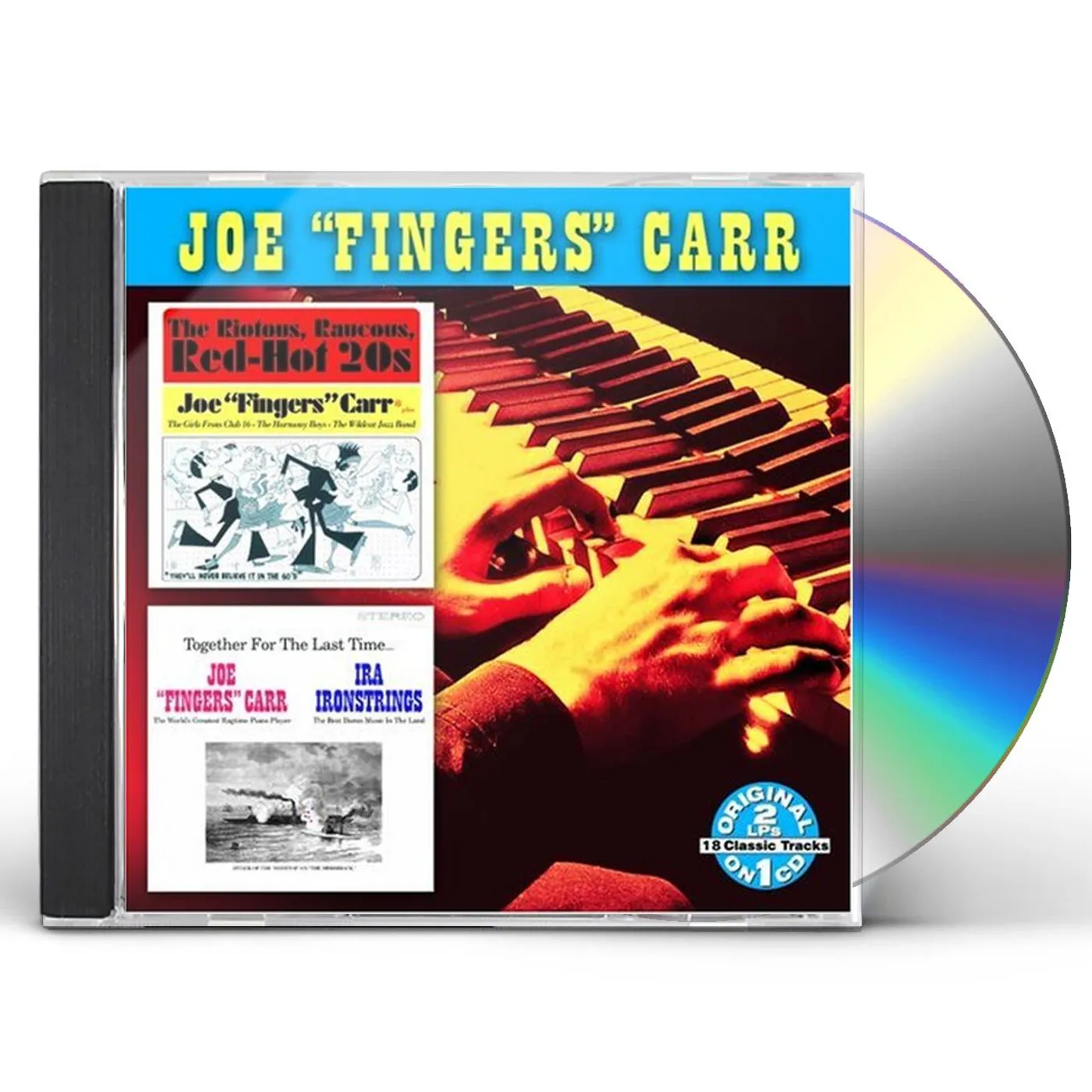 Joe "Fingers" Carr RIOTOUS RAUCOUS RED HOT 20S / TOGETHER FOR THE LAS CD
