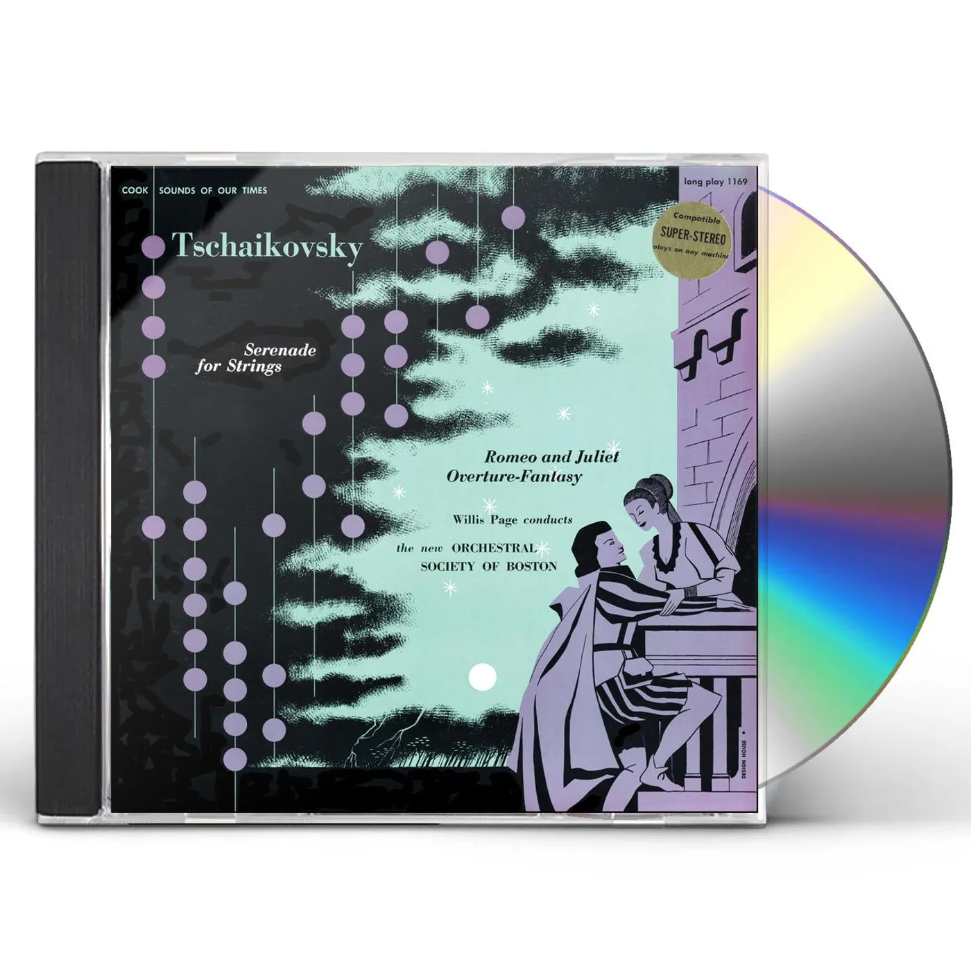 New Orchestral Society of Boston TCHAIKOVSKY SERENADE FOR STRINGS CD