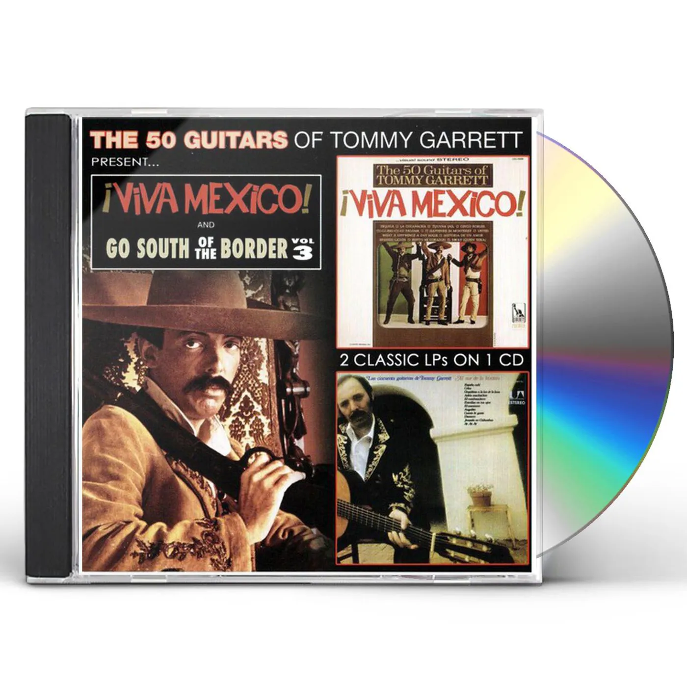 Tommy Garrett VIVA MEXICO & GO SOUTH OF THE BORDER 3 CD