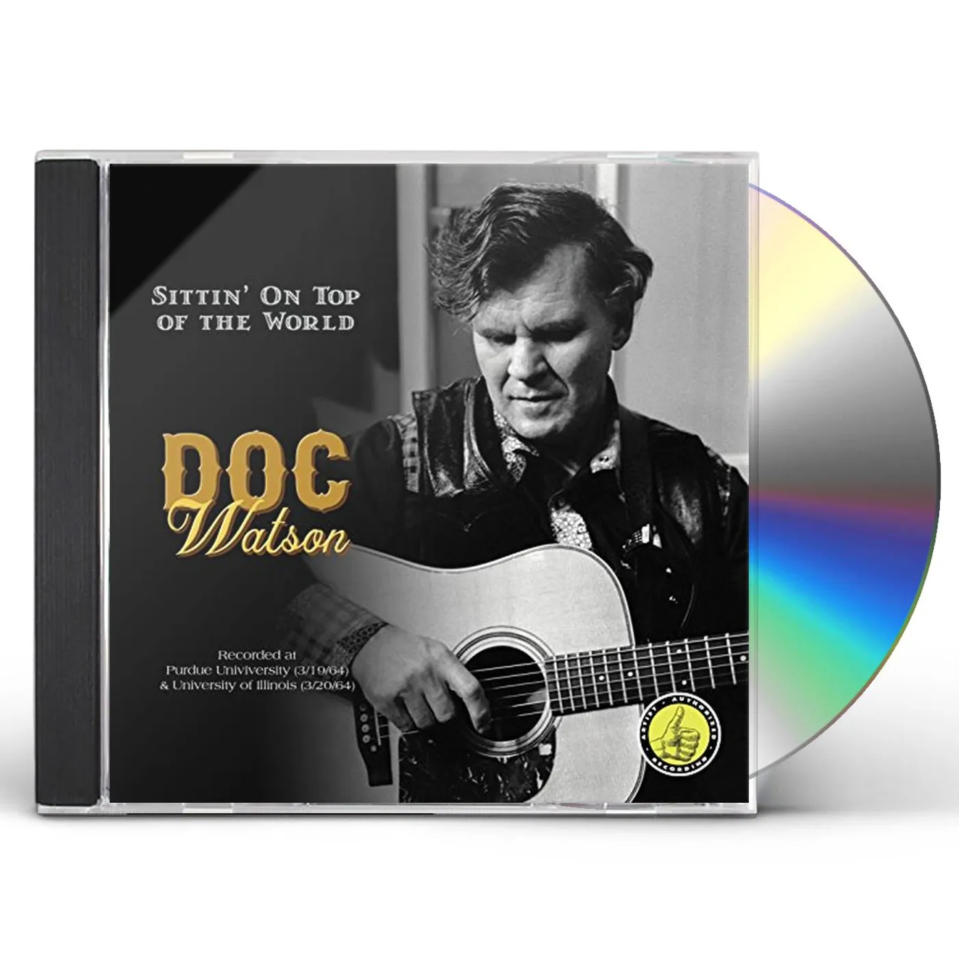 Doc Watson SITTIN' ON TOP OF THE WORLD CD