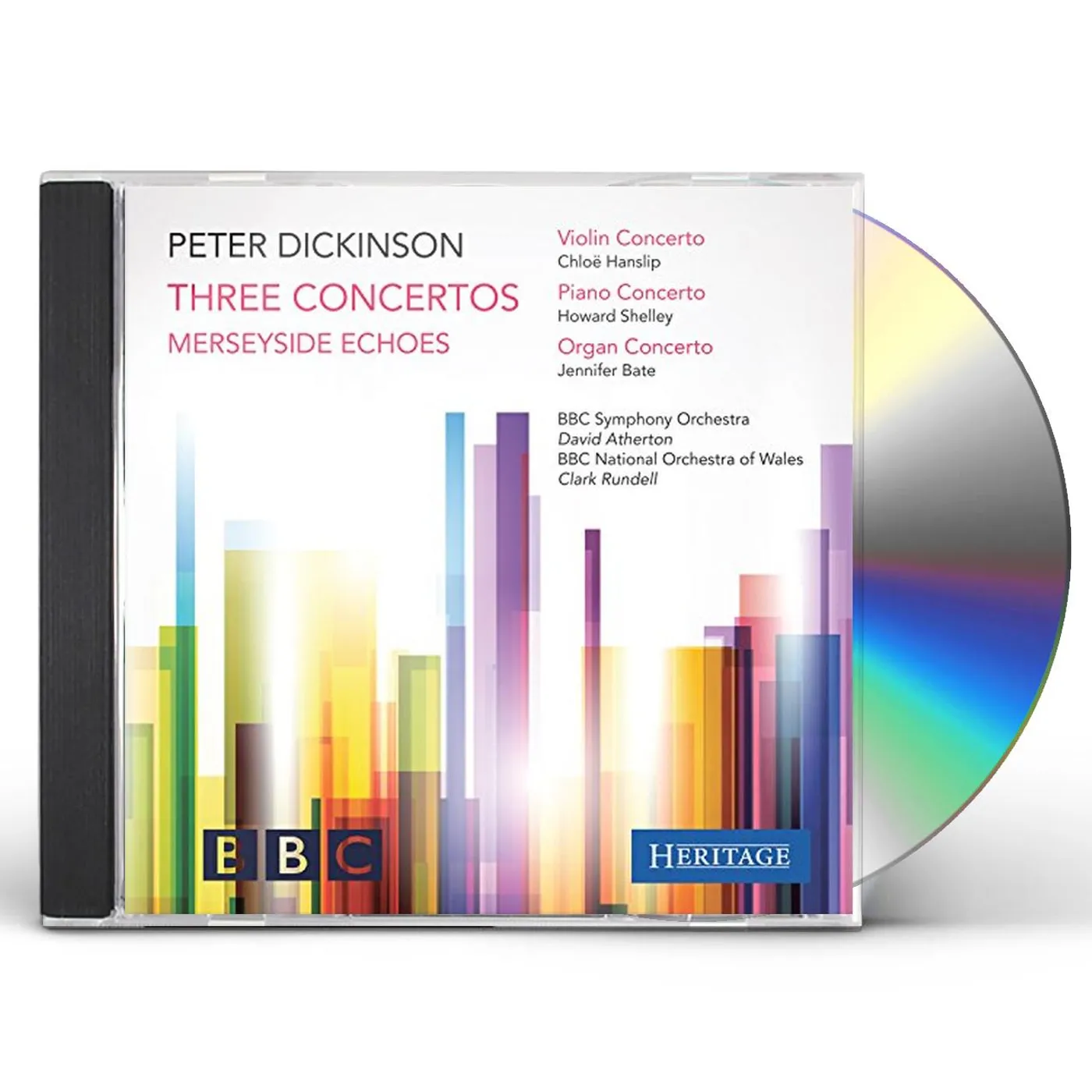 Howard Shelley DICKINSON: THREE CONCERTOS AND MERSEYSIDE ECHOES CD