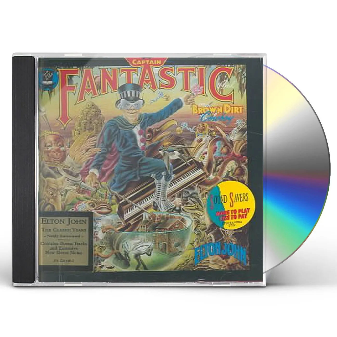 Elton John CAPTAIN FANTASTIC & BROWN DIRT COWBOY CD