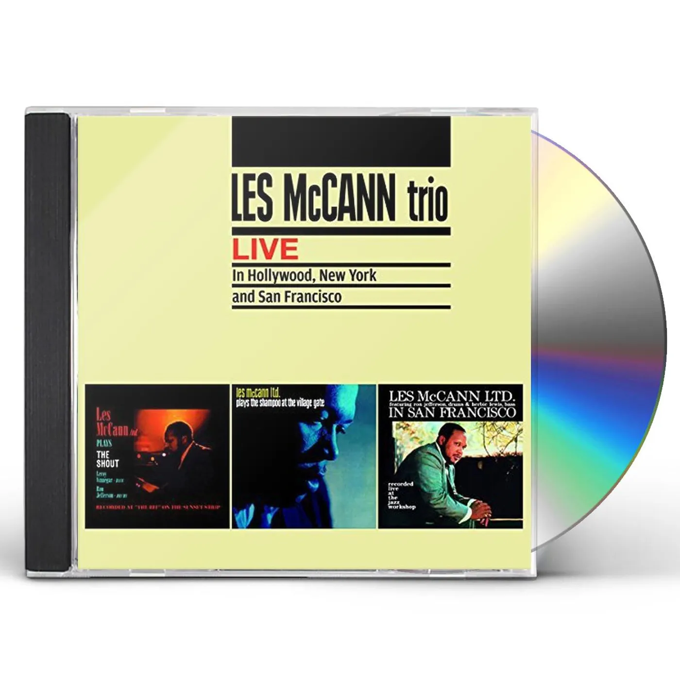Les McCann LIVE IN HOLLYWOOD NEW YORK & SAN FRANCISCO + 7 CD