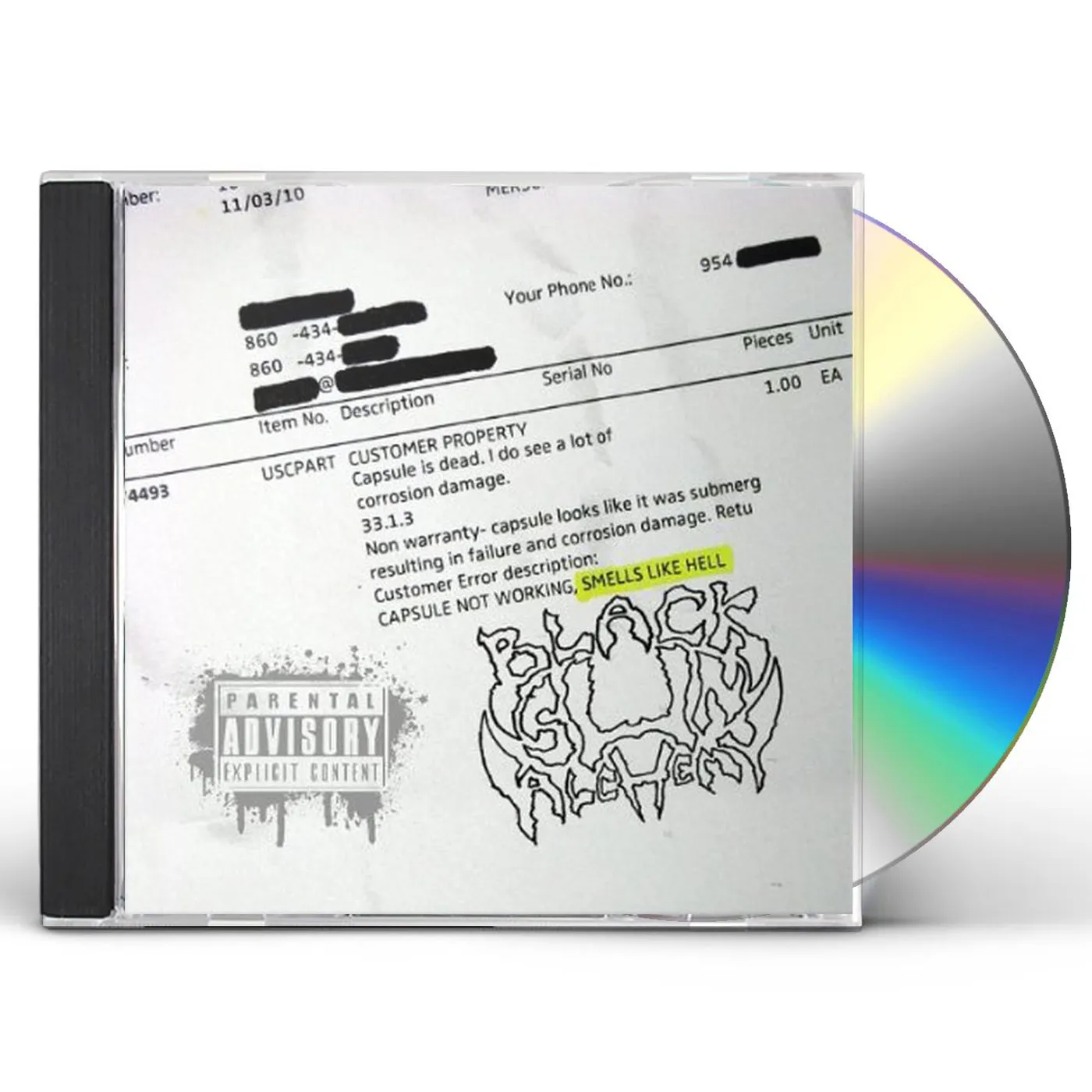Black Sun Alchemy SMELLS LIKE HELL CD