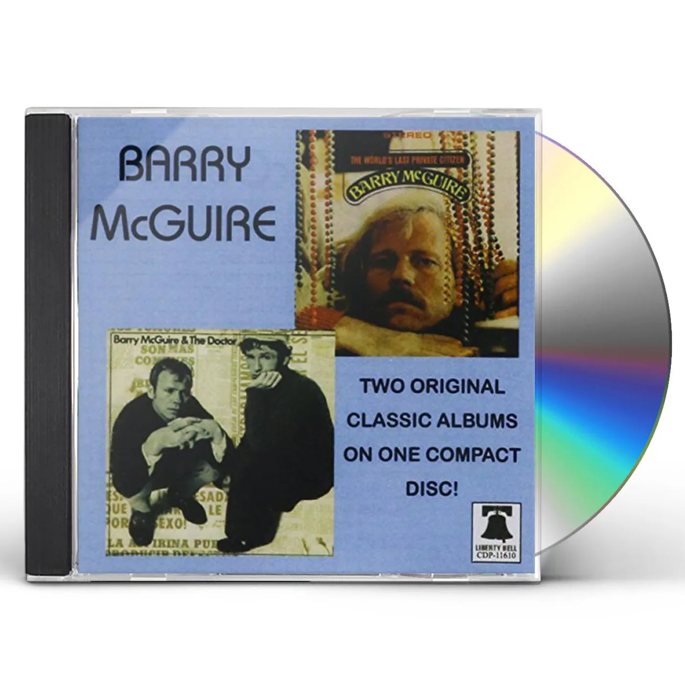 Barry McGuire WORLD'S LAST PRIVATE CITIZEN / BARRY & THE DR CD