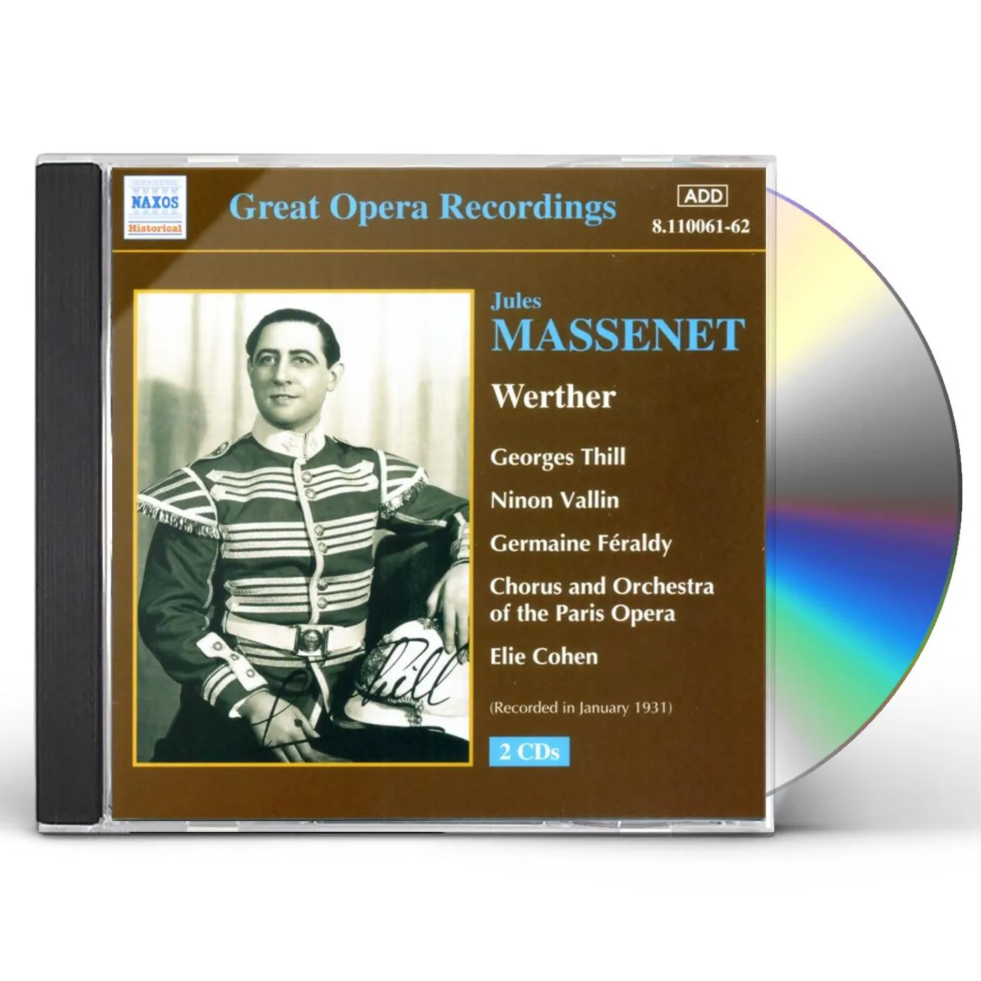 Massenet WERTHER CD