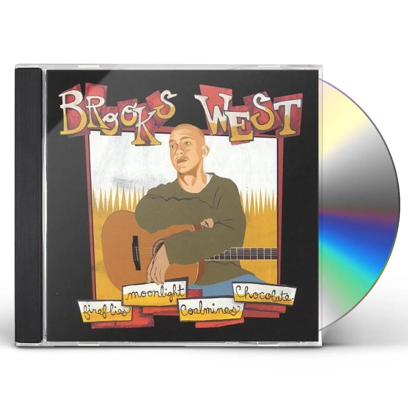 Brooks West FIREFLIES MOONLIGHT COALMINES CHOCOLATE CD
