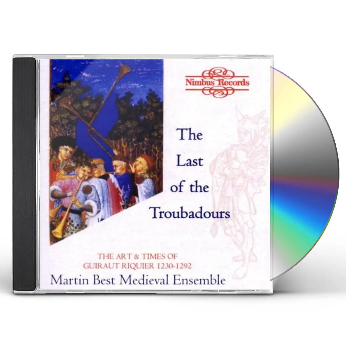 Martin Best Medieval Ensemble LAST OF THE TROUBADOURS/ART & TIMES OF RIQUIER CD
