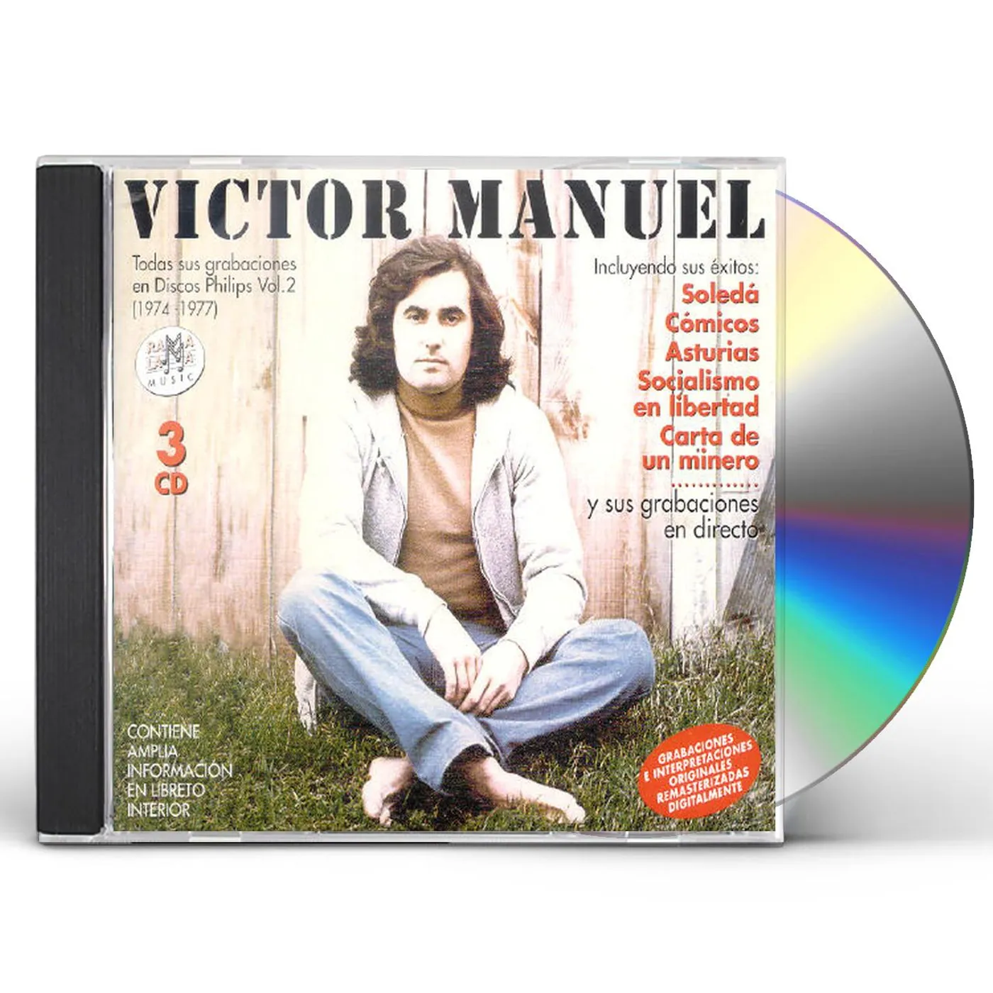 Victor Manuel TODAS SUS GRABACIONES PHILIPS 2 CD