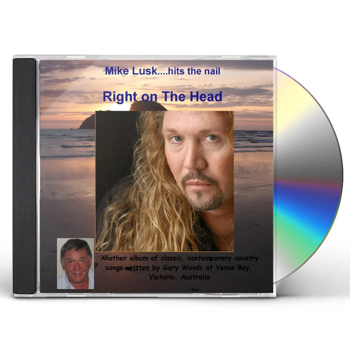 Mike Lusk RIGHT ON THE HEAD CD