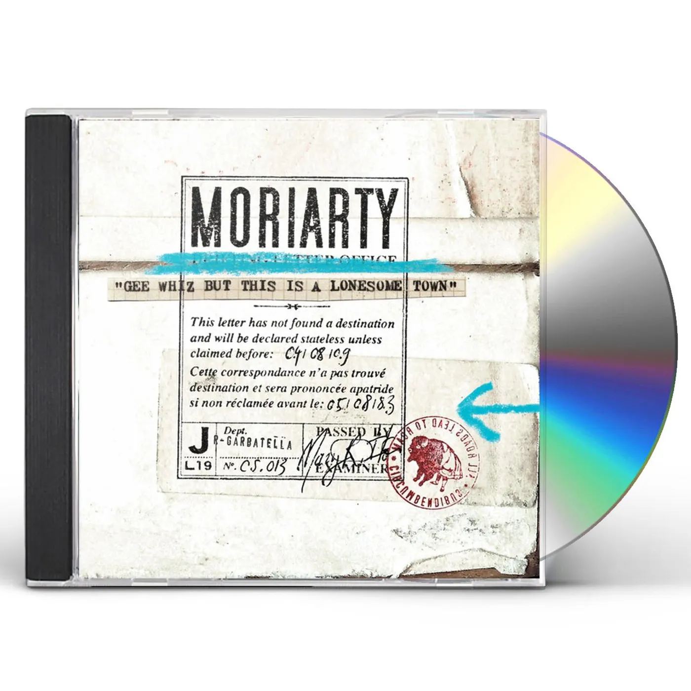 Moriarty GEE WHIZ BUT THIS IS A LONESOME TOWN CD