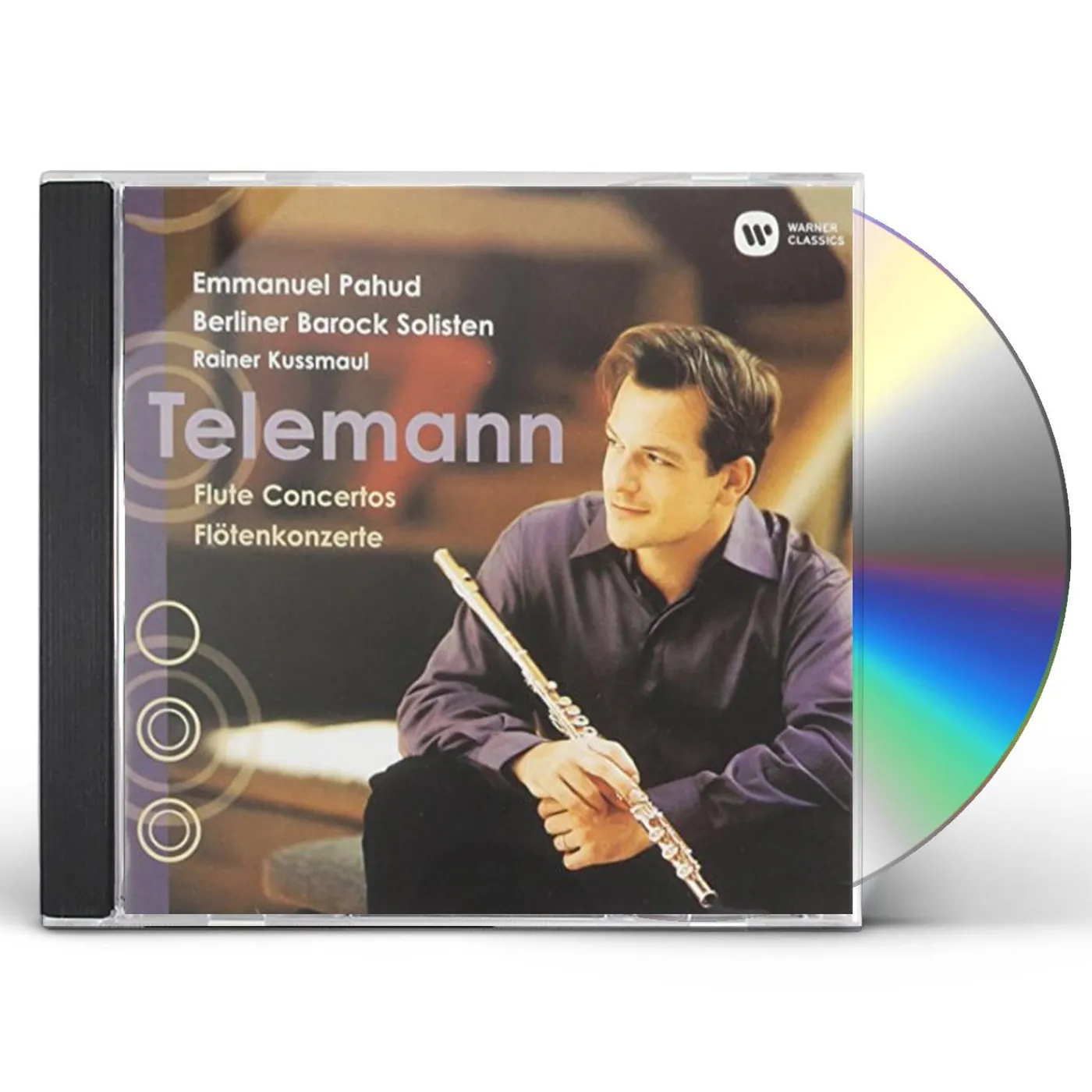 Emmanuel Pahud TELEMANN: FLUTE CONCERTOS CD