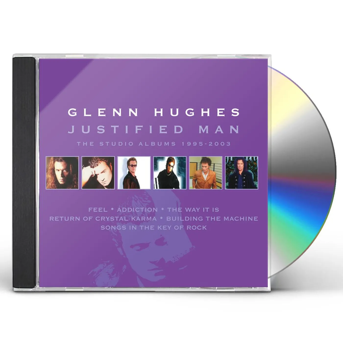 Glenn Hughes JUSTIFIED MAN: STUDIO ALBUMS 1995-2003 CD