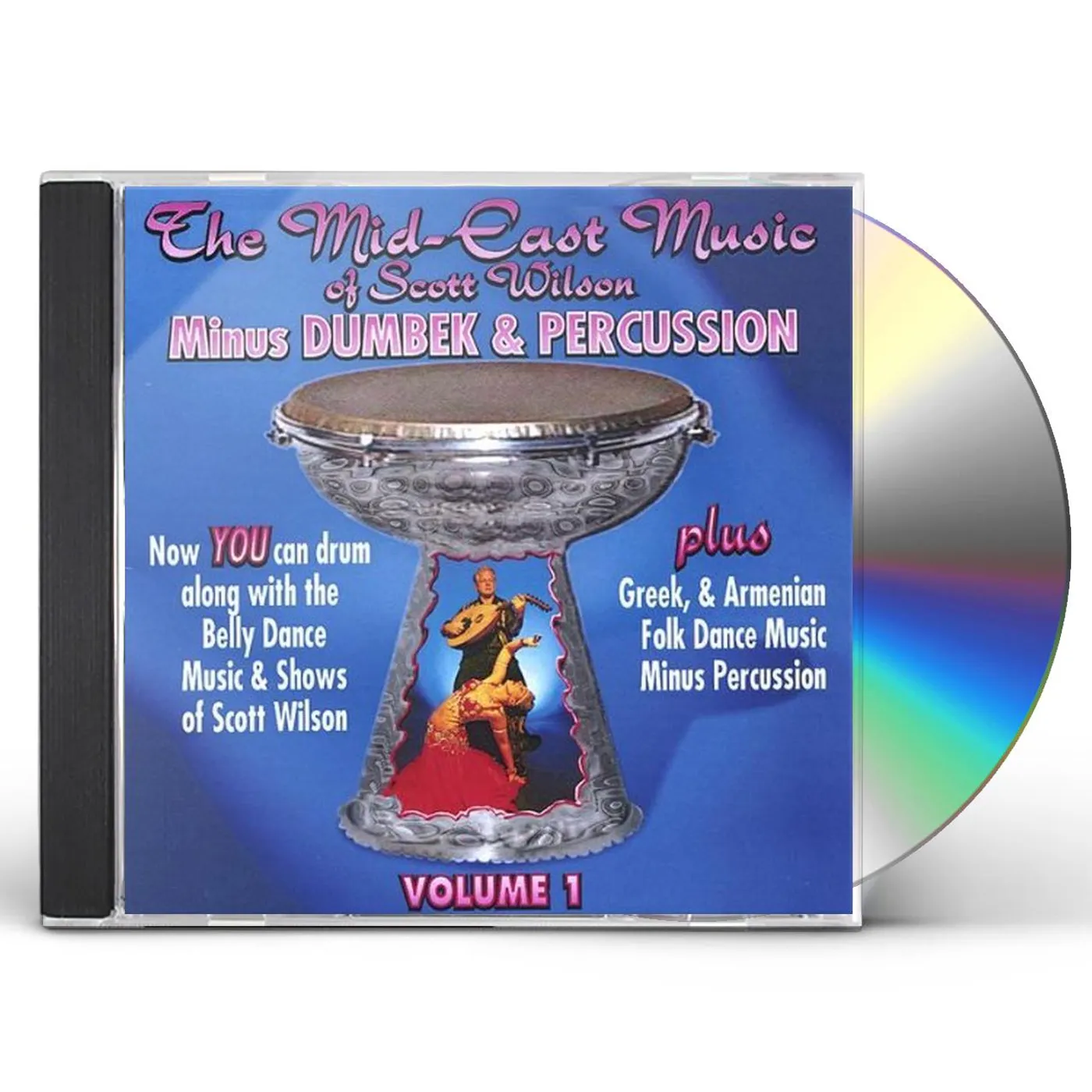 Scott Wilson MID-EAST BELLY DANCE MUSIC MINUS DRUM CD