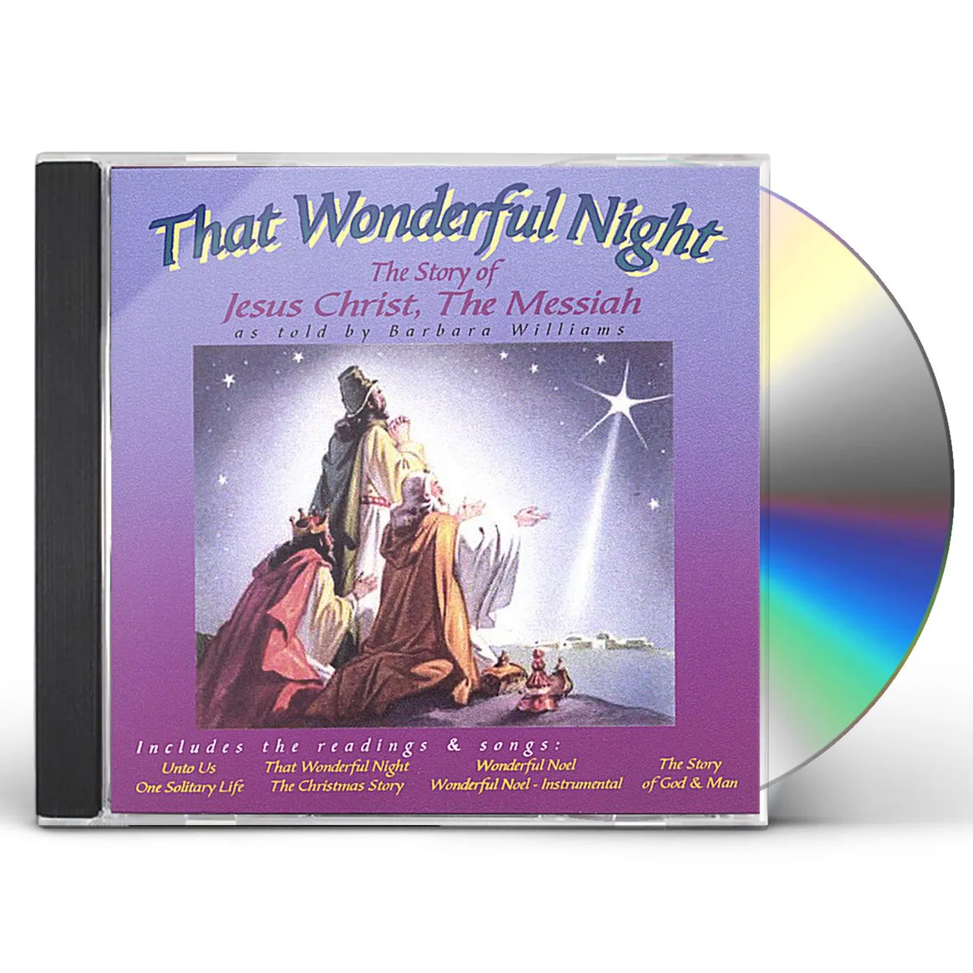 Barbara Williams THAT WONDERFUL NIGHT THE STORY OF JESUS CHRIST THE CD