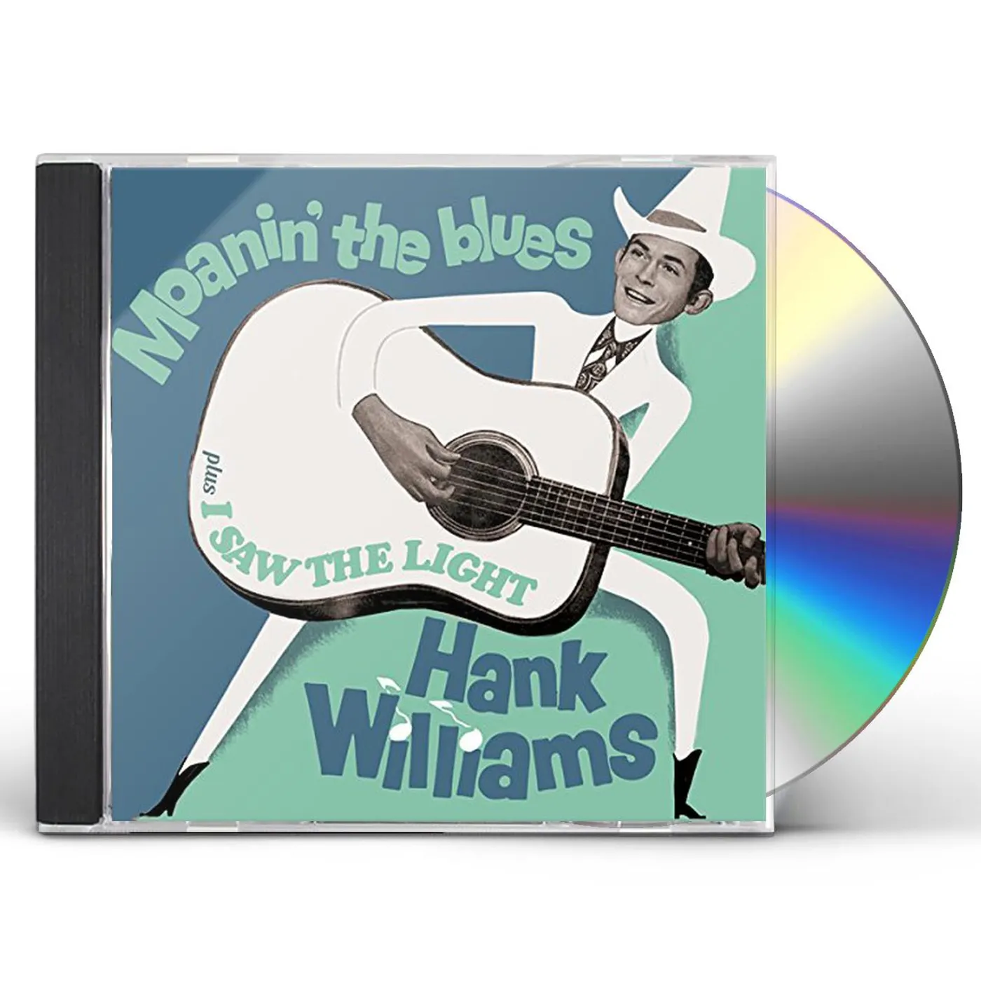 Hank Williams MOANIN THE BLUES / I SAW THE LIGHT + 6 BONUS CD