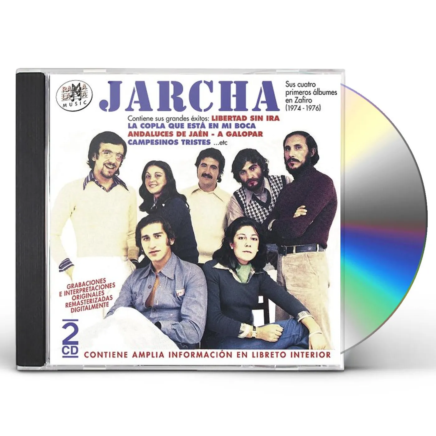Jarcha SUS CUATRO PRIMEROS ALBUMES EN ZAFIRO CD