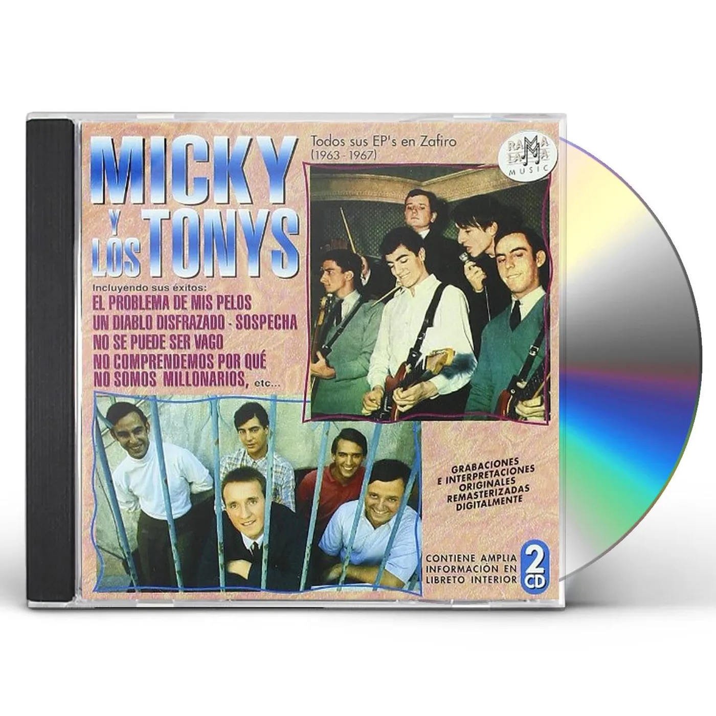 Micky y Los Tonys TODOS SUS EP'S EN ZAFIRO (1963-1967) CD