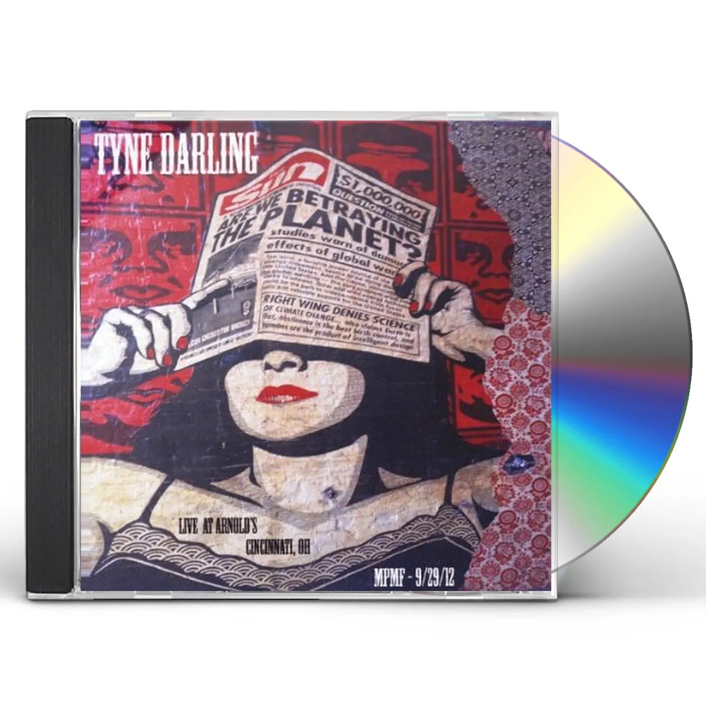 Tyne Darling LIVE AT ARNOLDS: CINCINNATI OH 9/29/12 CD