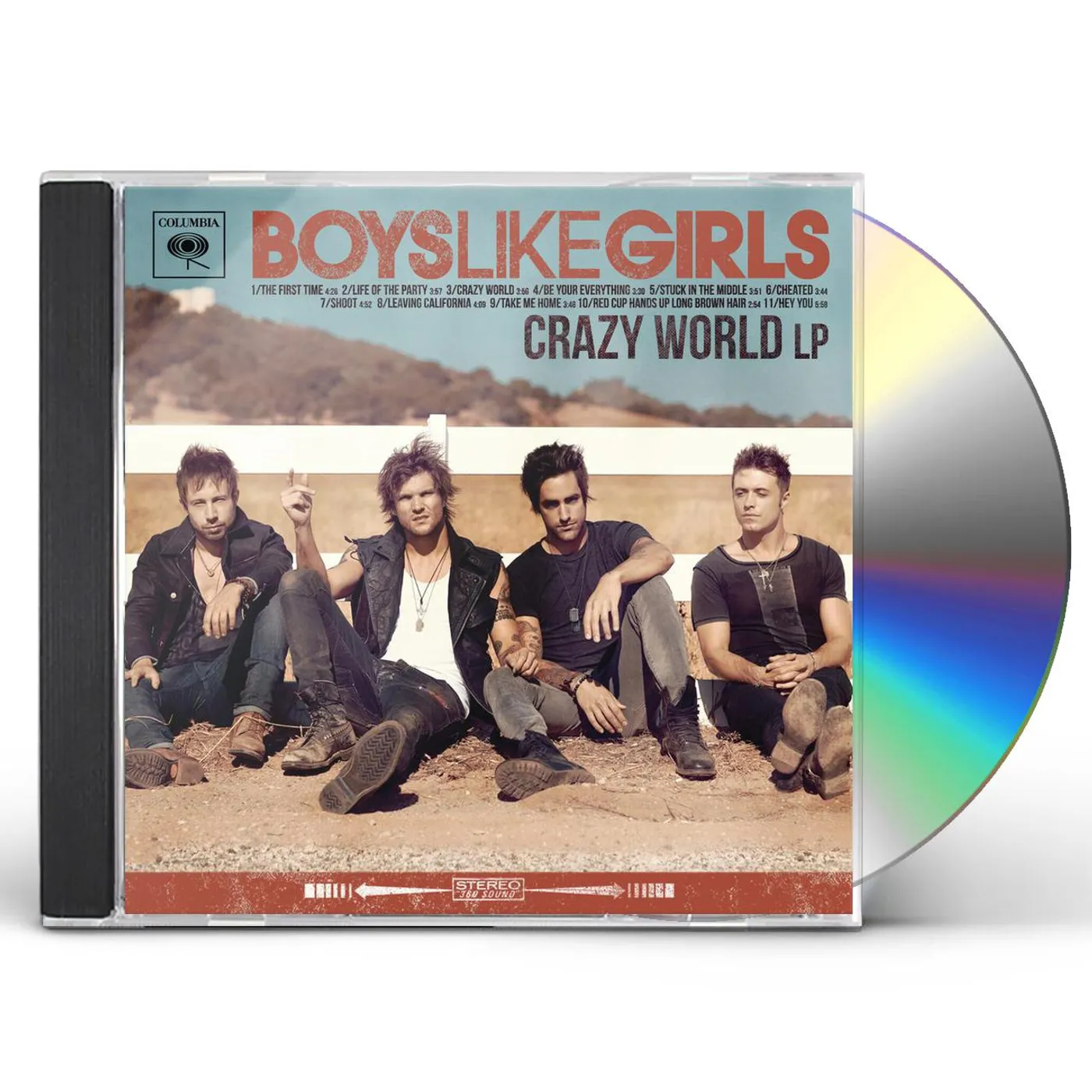 BOYS LIKE GIRLS CRAZY WORLD LP CD